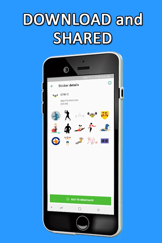 Gym Stickers for WAStickerApps | Indus Appstore | Screenshot