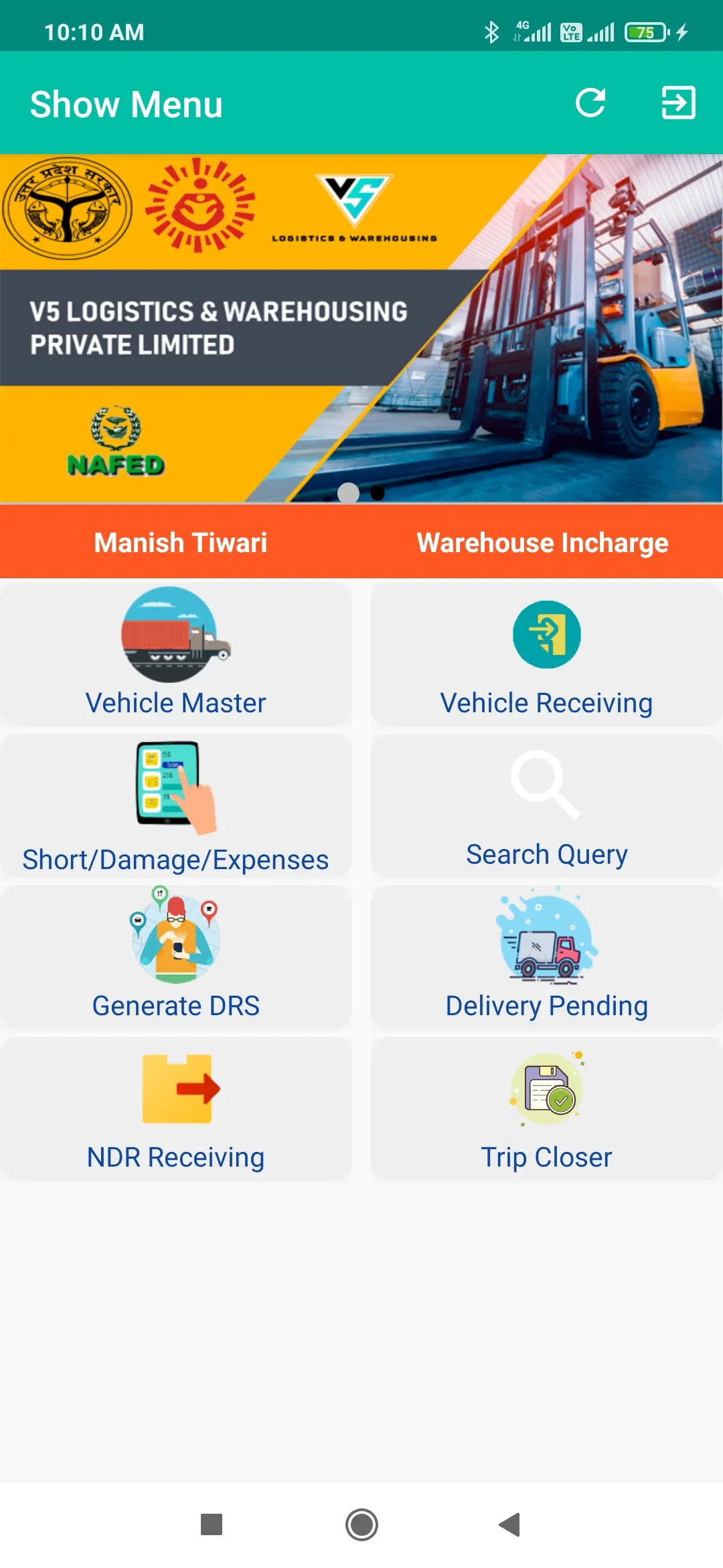 V5 Logistics | Indus Appstore | Screenshot