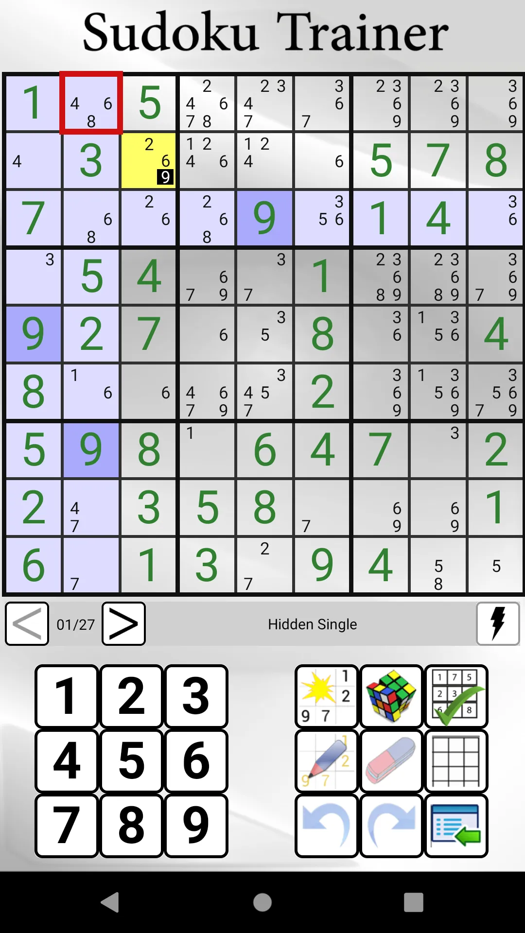 Sudoku Trainer | Indus Appstore | Screenshot