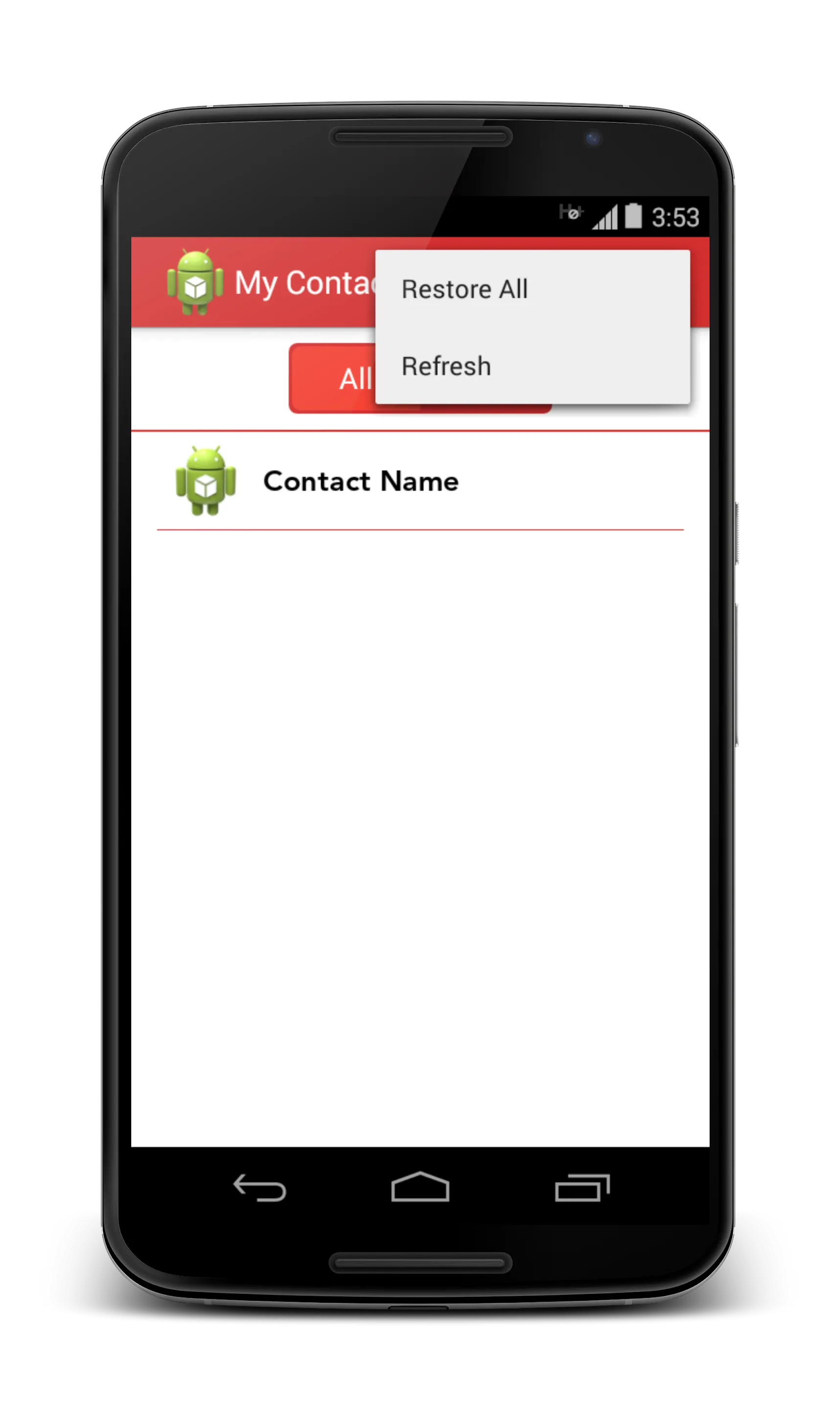 Deleted Contacts | Indus Appstore | Screenshot