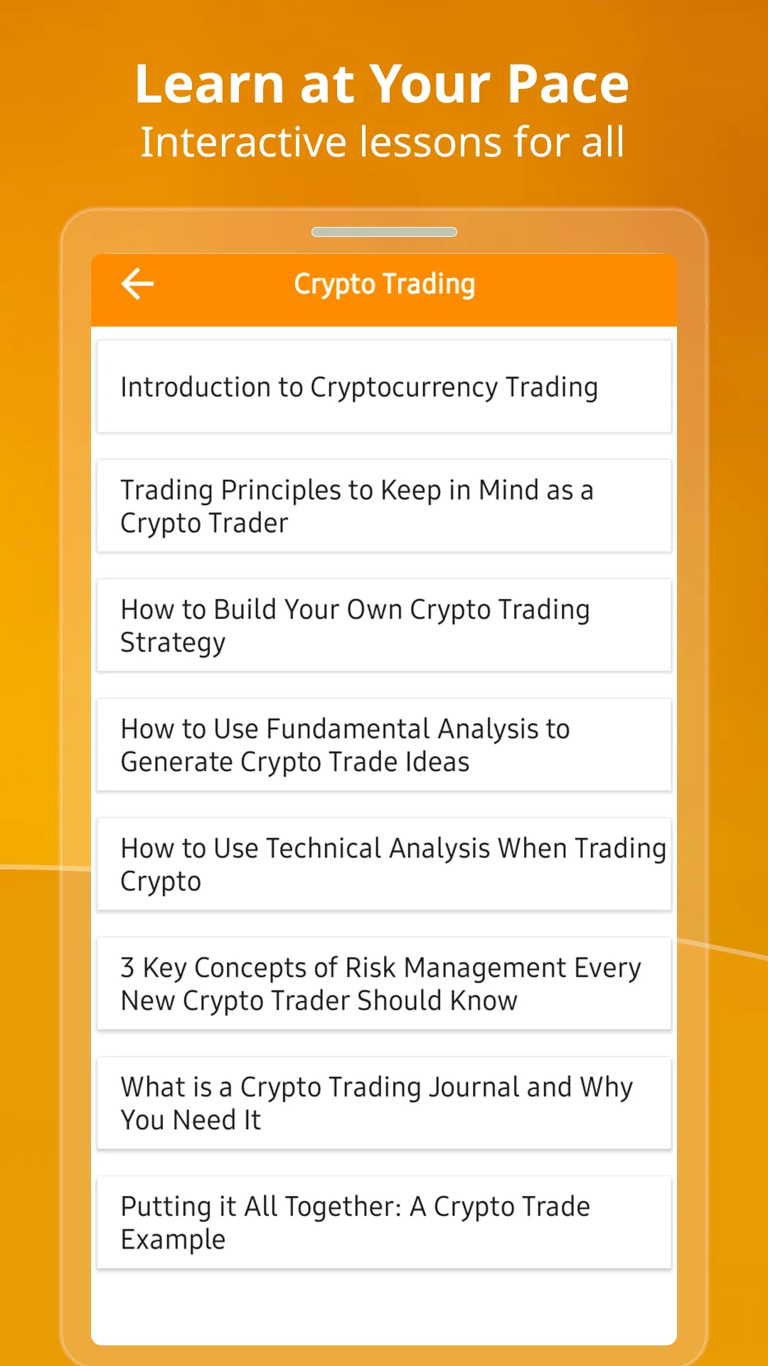 Learn crypto trading | Indus Appstore | Screenshot