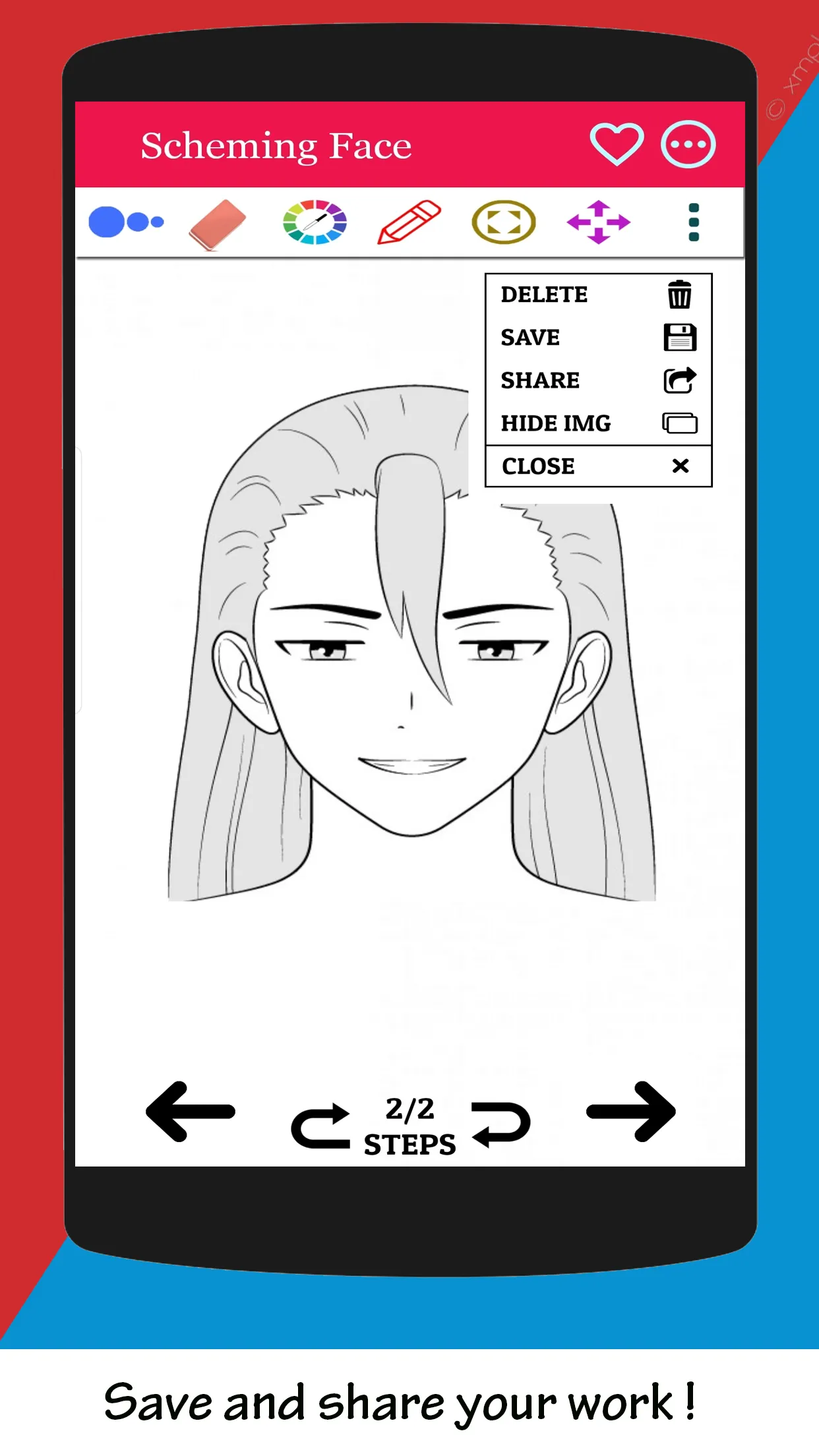 How to Draw Anime Man's Face | Indus Appstore | Screenshot