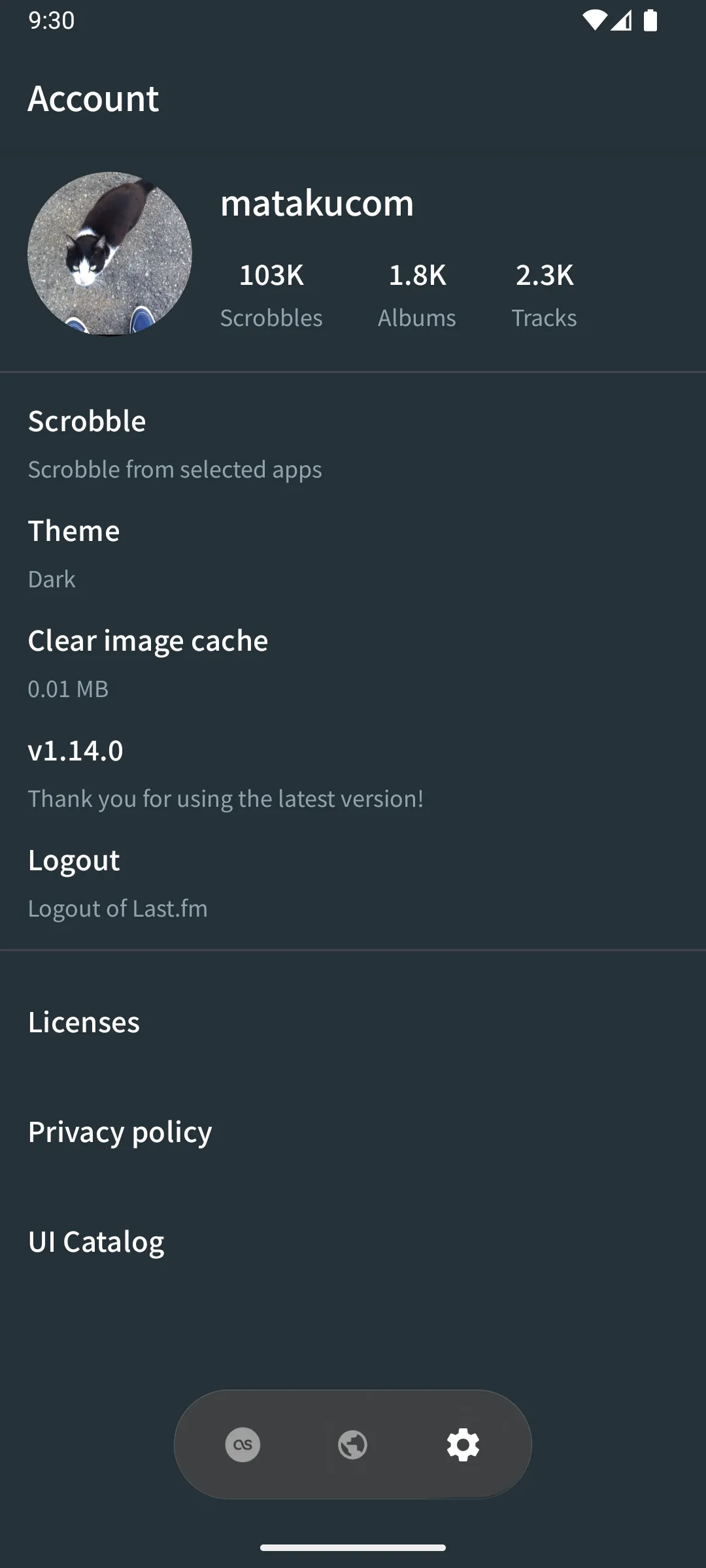 SunsetScrob | Indus Appstore | Screenshot