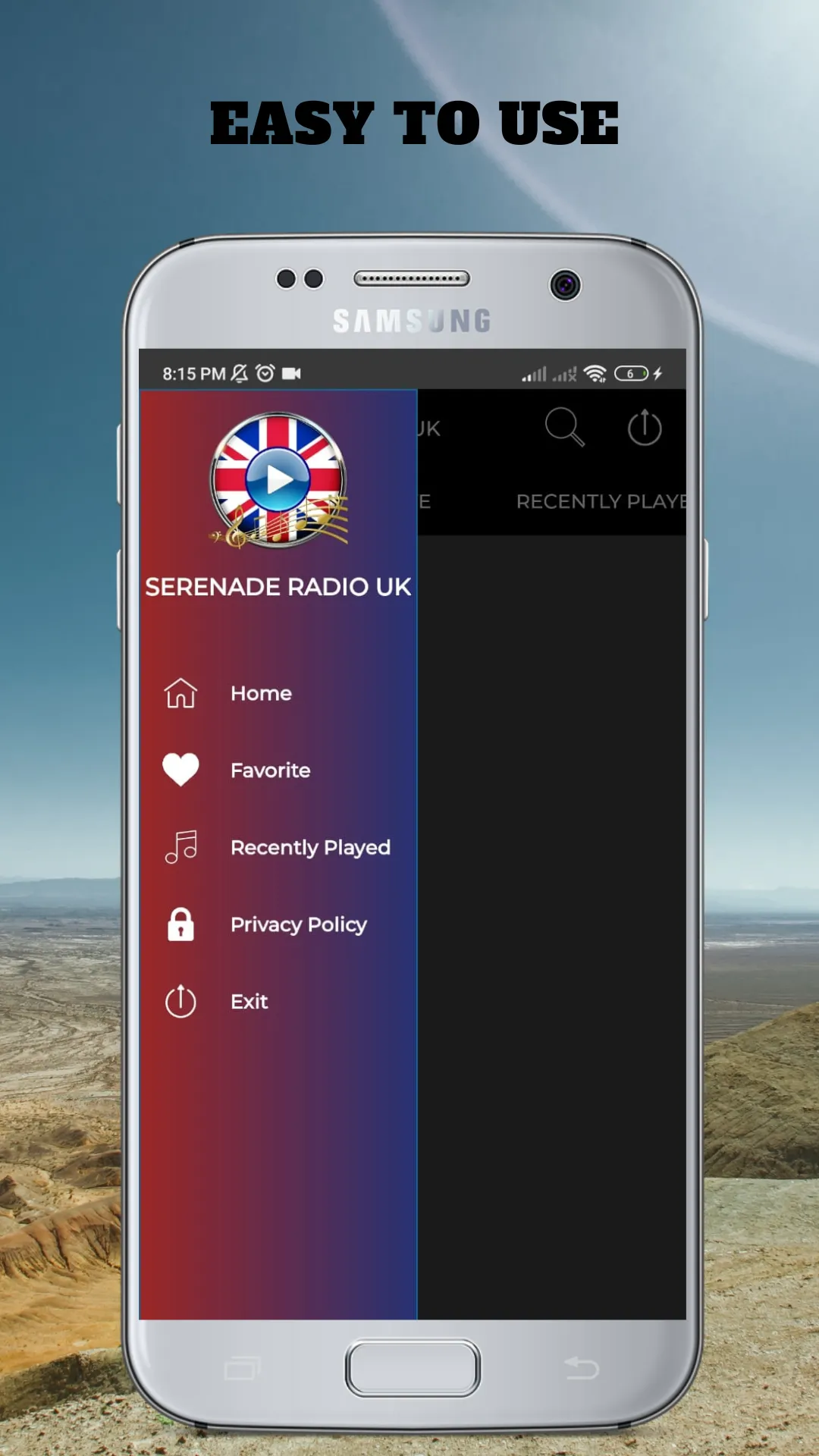 Serenade Radio UK App Radio | Indus Appstore | Screenshot