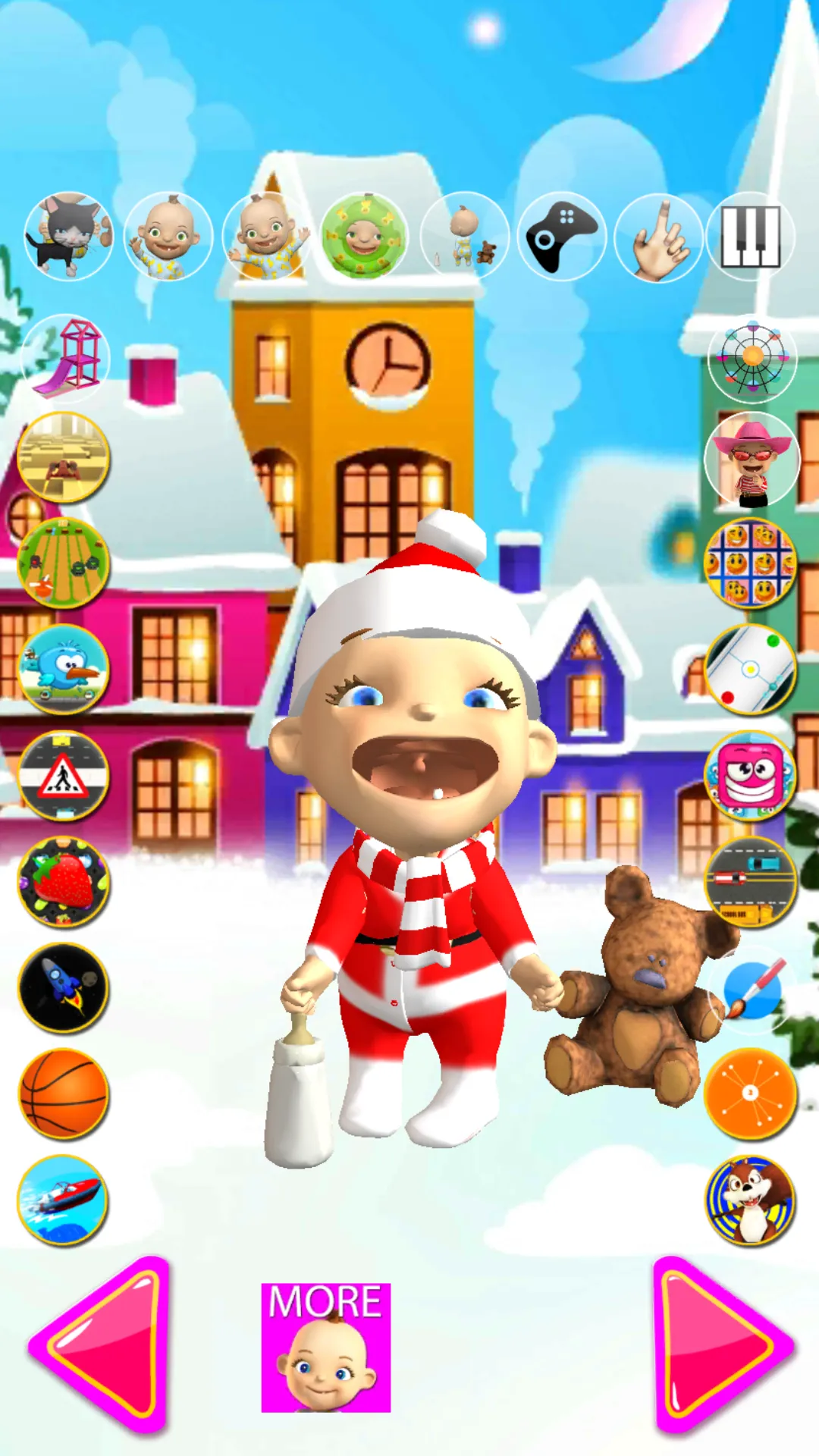 Talking Babsy Baby Xmas Games | Indus Appstore | Screenshot