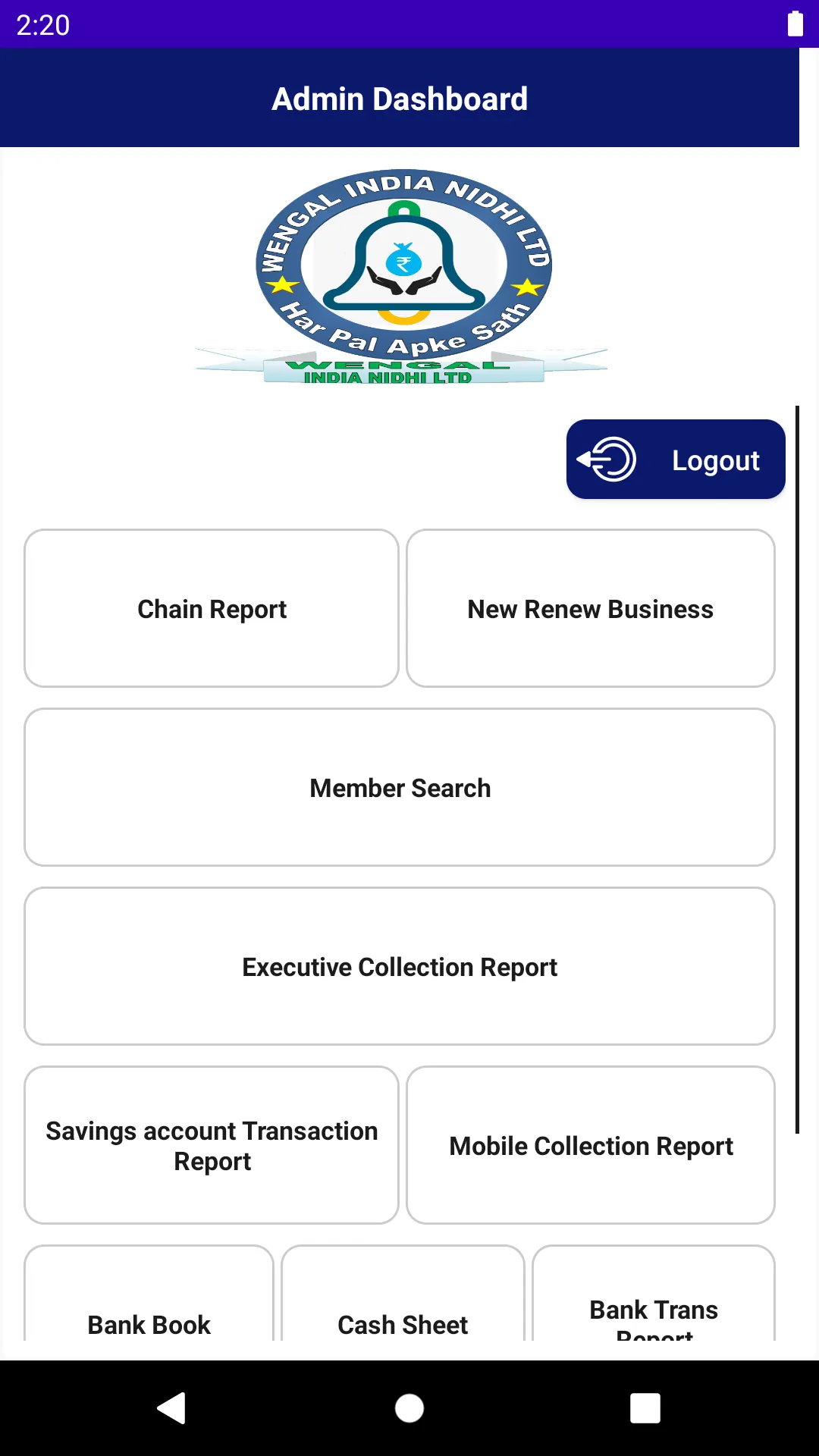 Wengal India Nidhi Limited | Indus Appstore | Screenshot