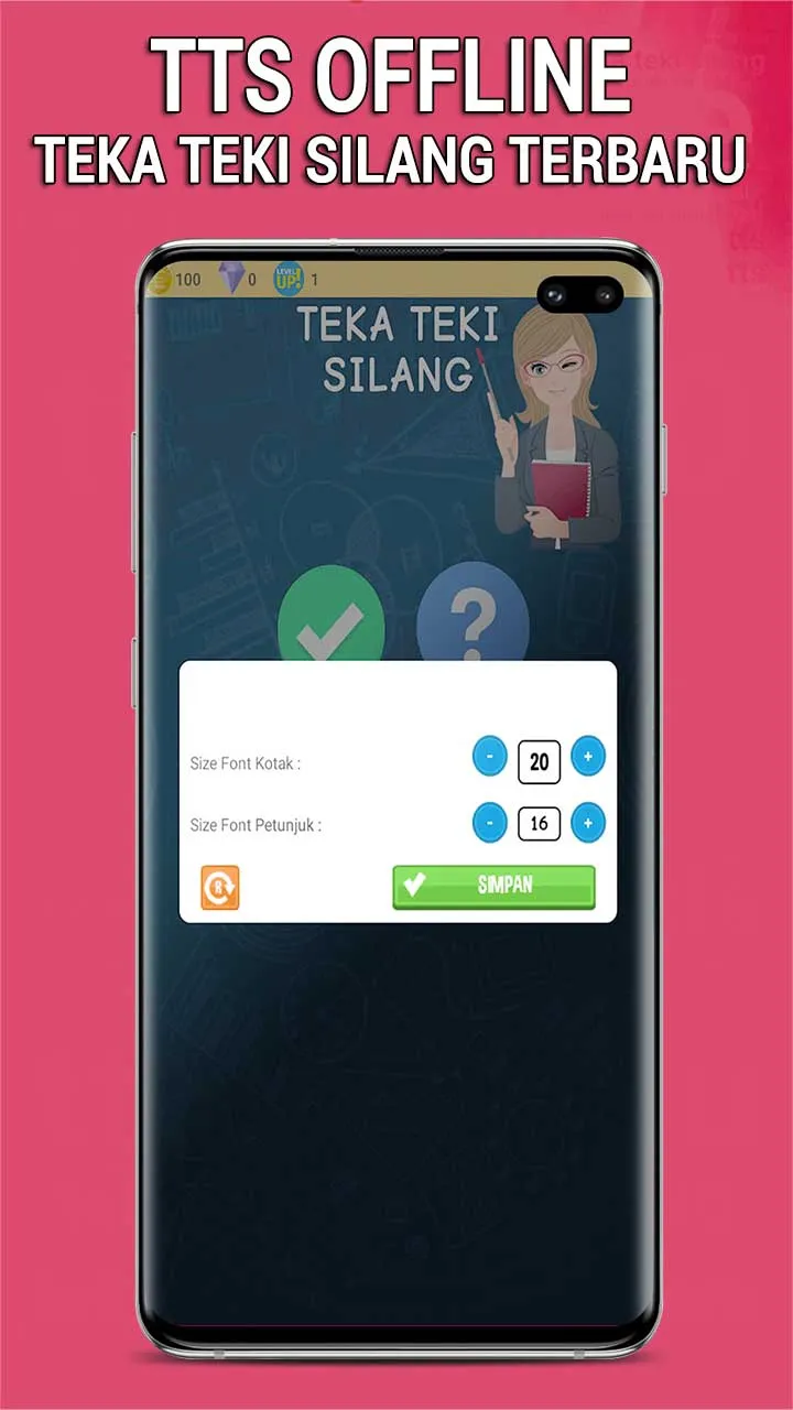 TTS Teka Teki Silang Offline | Indus Appstore | Screenshot