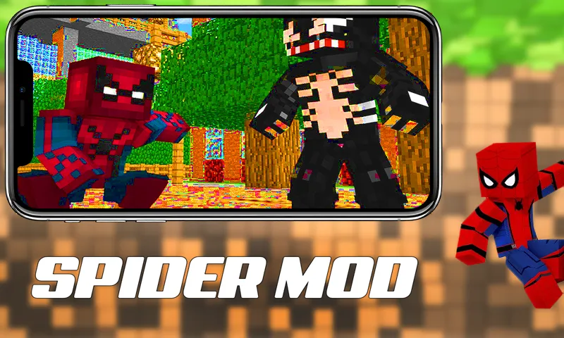 Minecraft Spider Man Mod PE | Indus Appstore | Screenshot