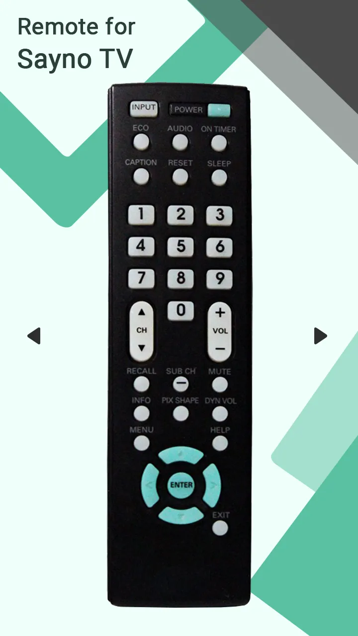 Remote for Sanyo TV | Indus Appstore | Screenshot