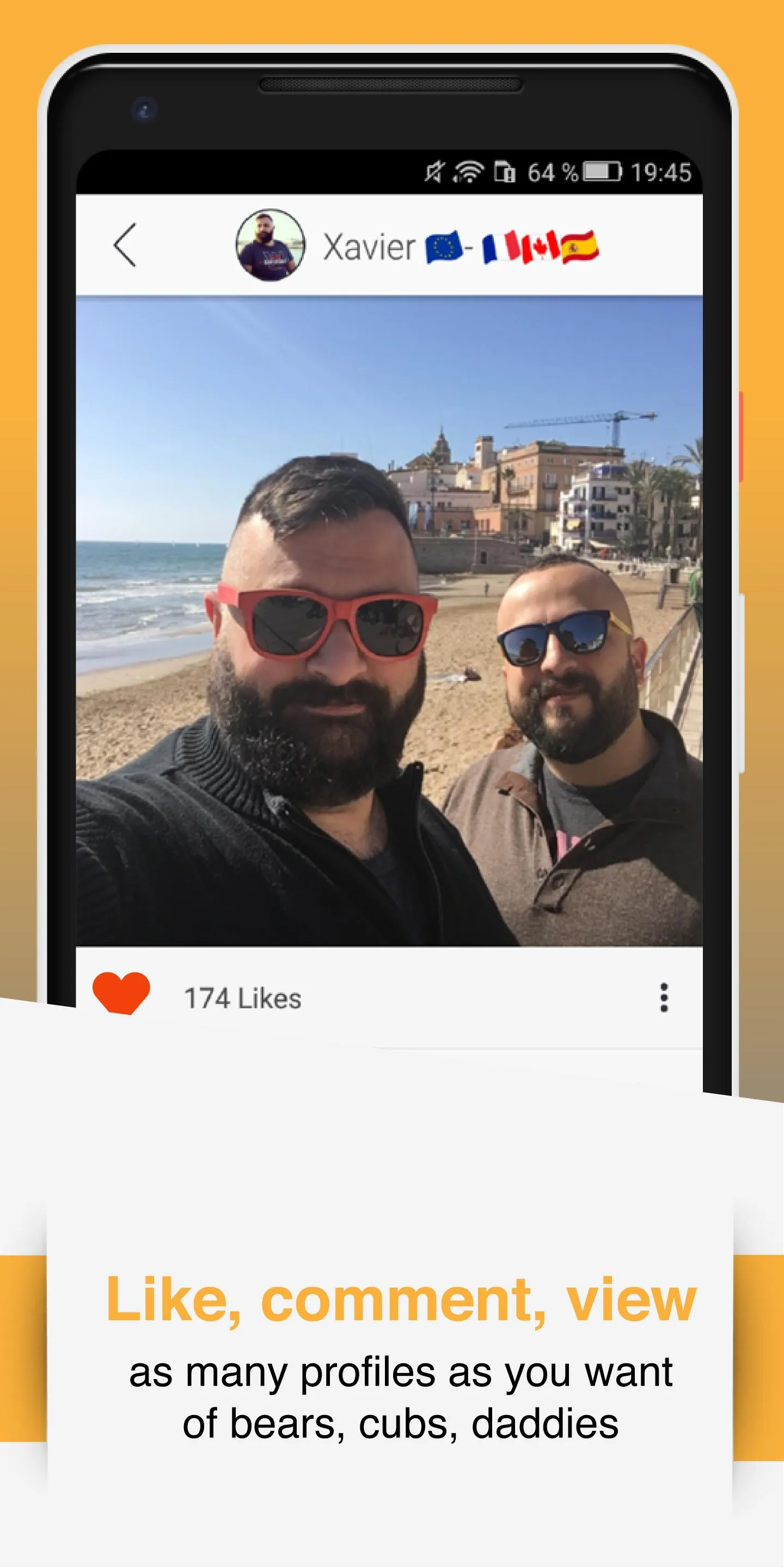 W | Bear : Gay Bear's Chat App | Indus Appstore | Screenshot