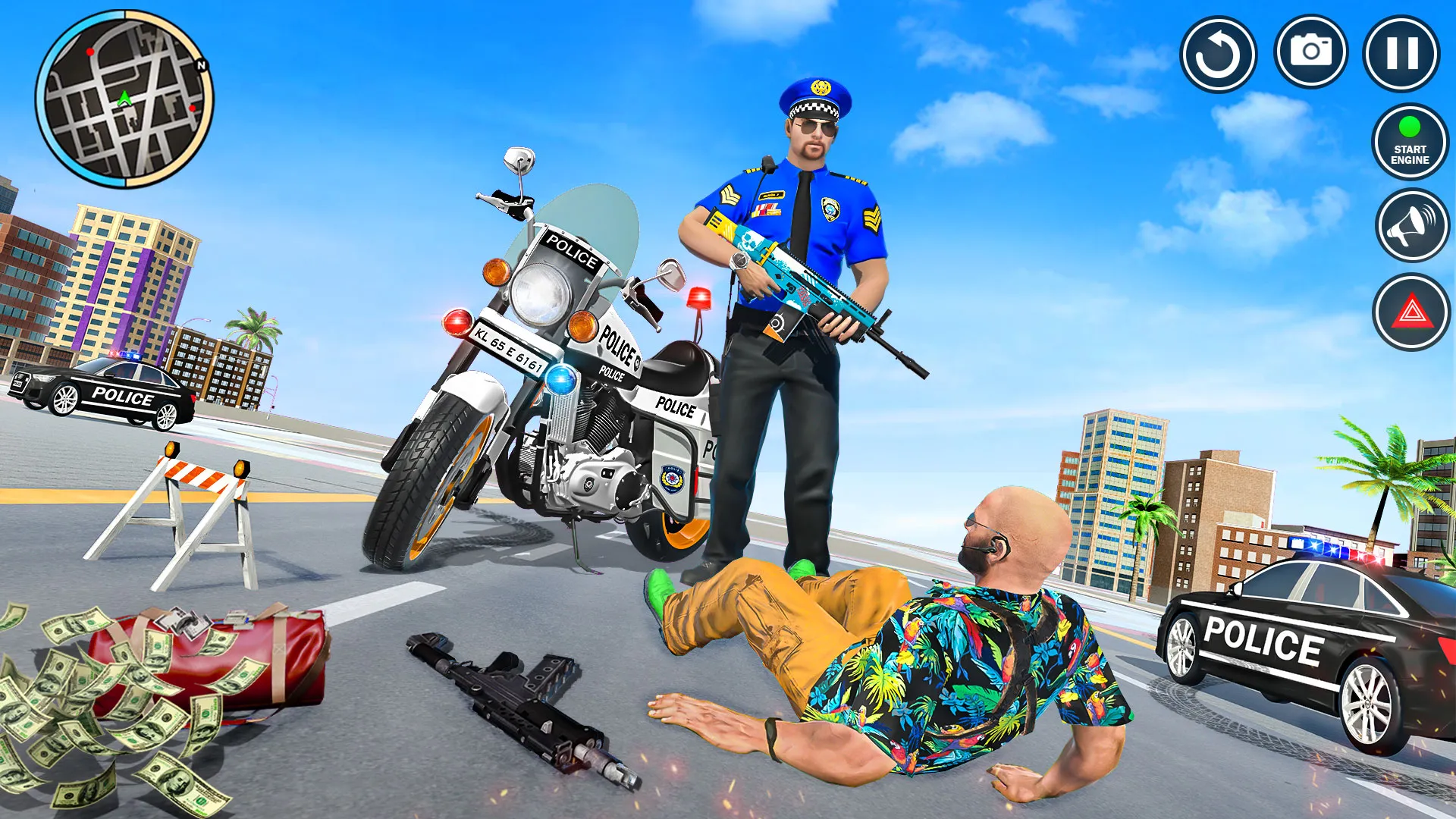 Indian Bike Crime Chase Games | Indus Appstore | Screenshot