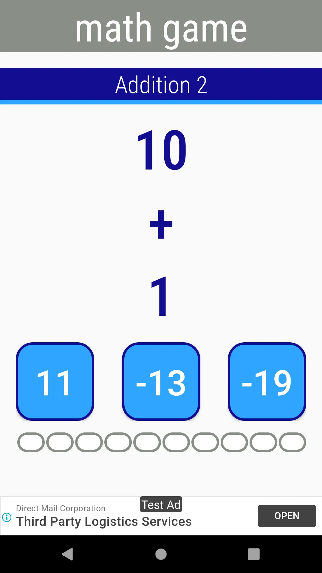 math game (Lite) | Indus Appstore | Screenshot