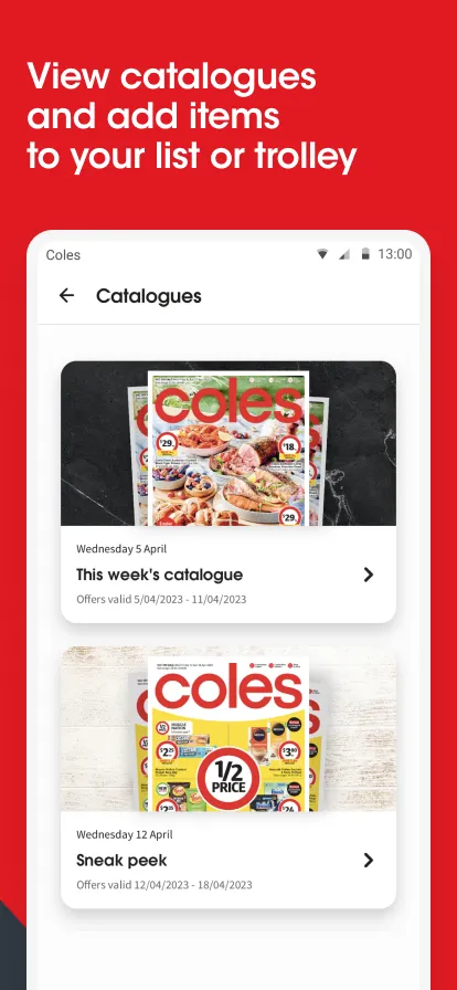 Coles App | Indus Appstore | Screenshot