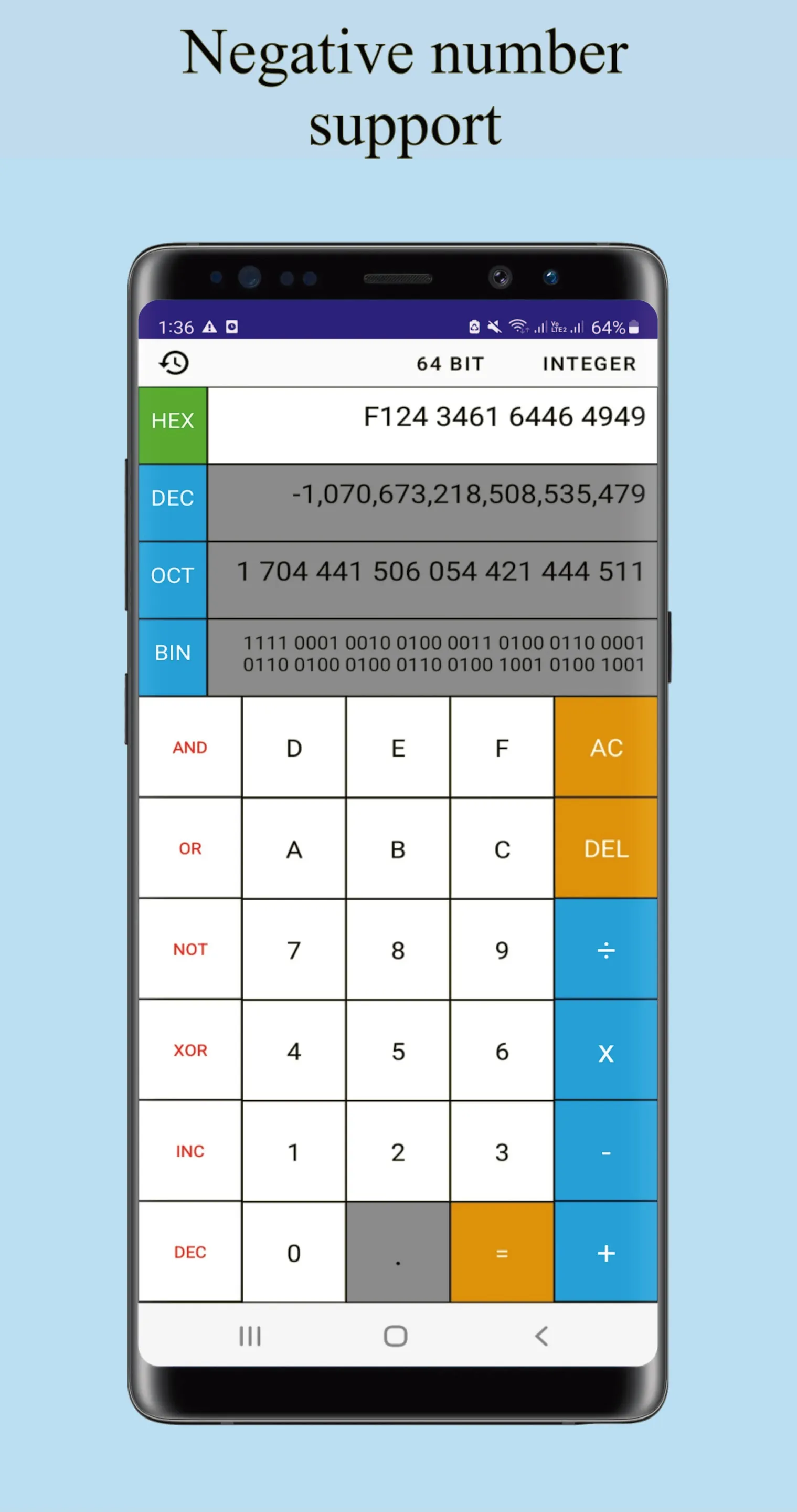 Programmer Calculator | Indus Appstore | Screenshot