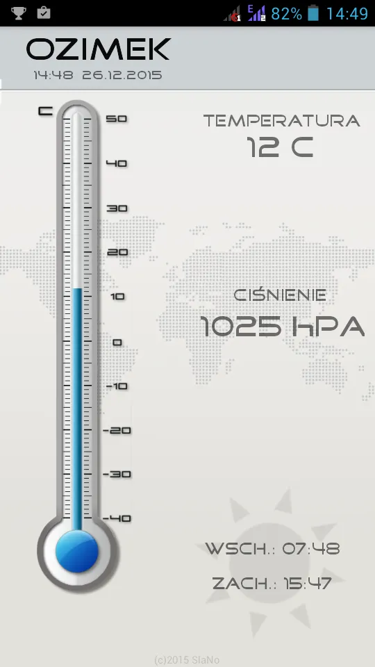 Temperatura w Ozimku | Indus Appstore | Screenshot