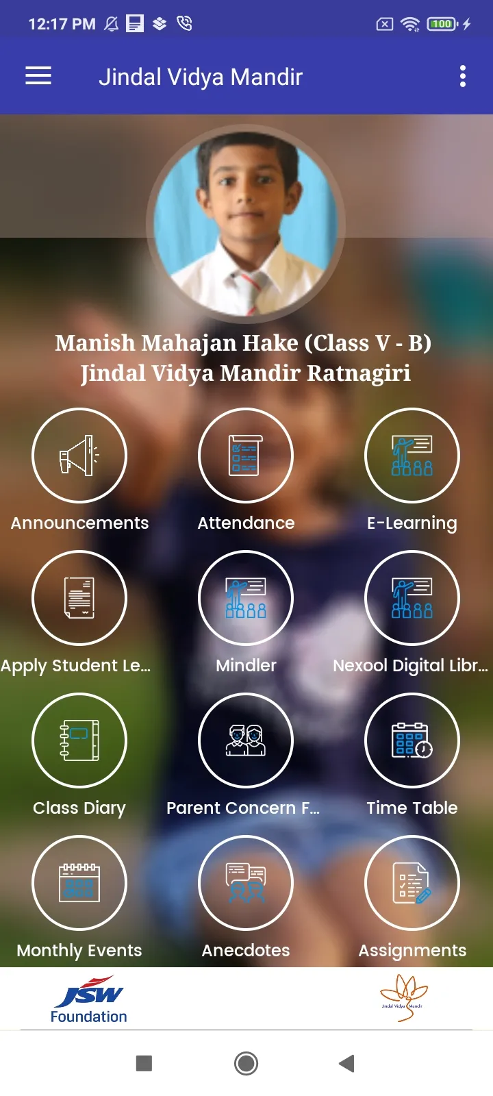 JVM Parent App | Indus Appstore | Screenshot