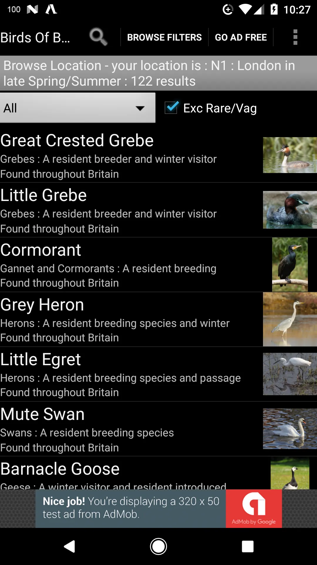 Birds Of Britain | Indus Appstore | Screenshot