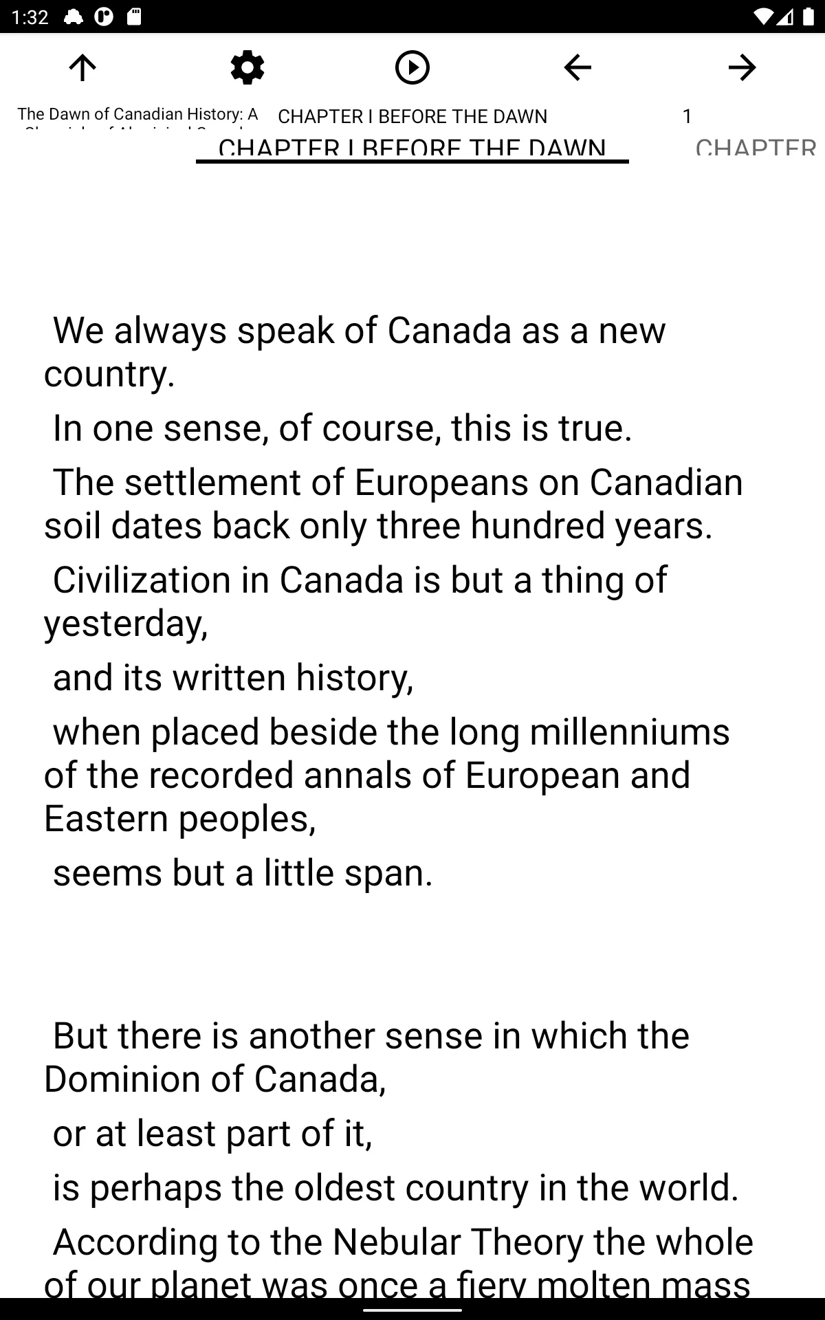 Book, The Dawn of Canadian His | Indus Appstore | Screenshot