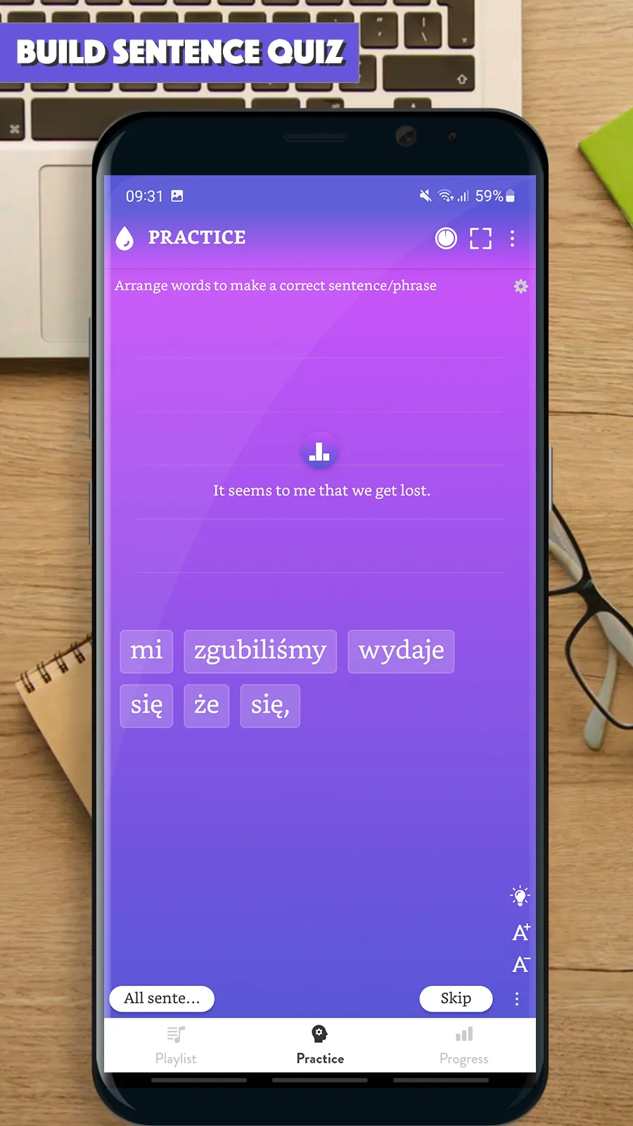 Polish Sentence Master | Indus Appstore | Screenshot