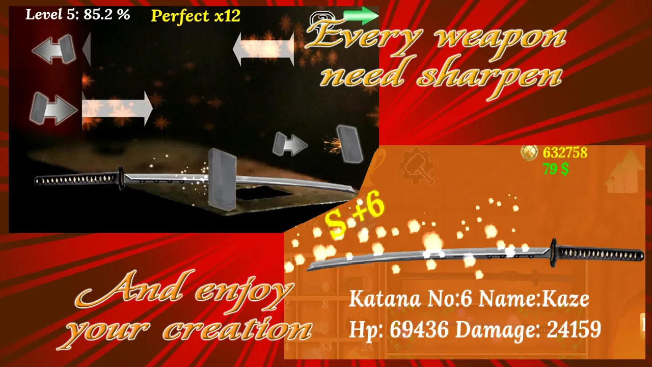 Katana Collection : blacksmith | Indus Appstore | Screenshot