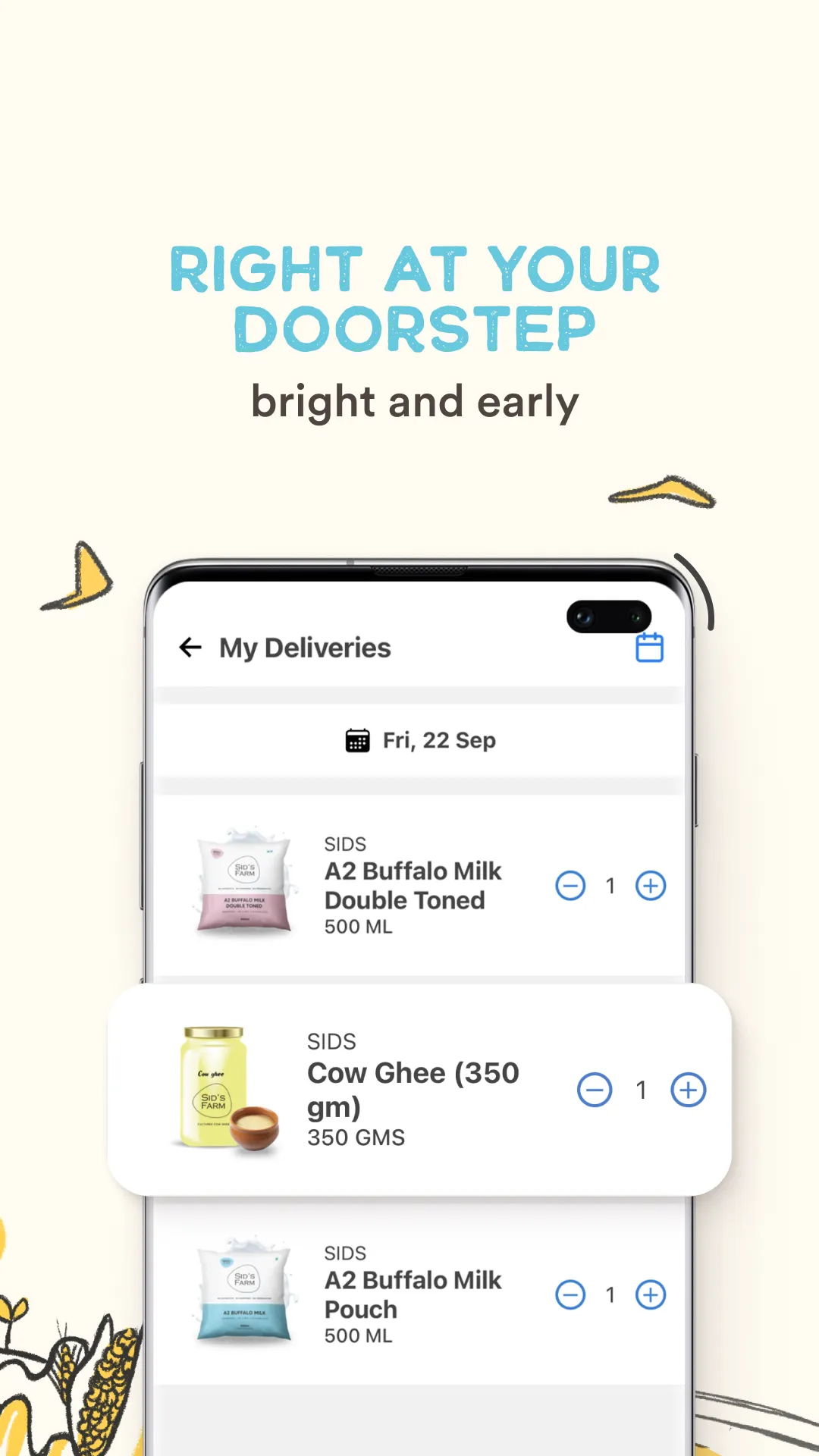 Sid’s Farm - Pure Tested Milk | Indus Appstore | Screenshot