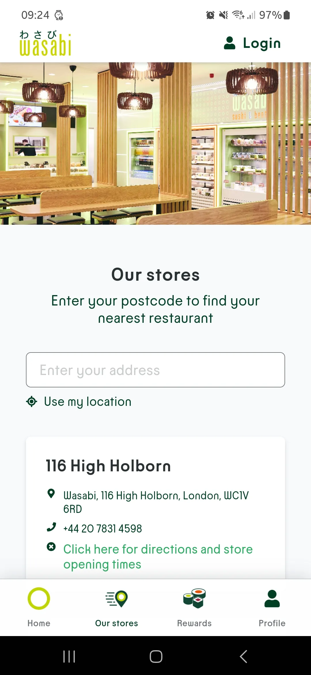 Wasabi Sushi & Bento | Indus Appstore | Screenshot