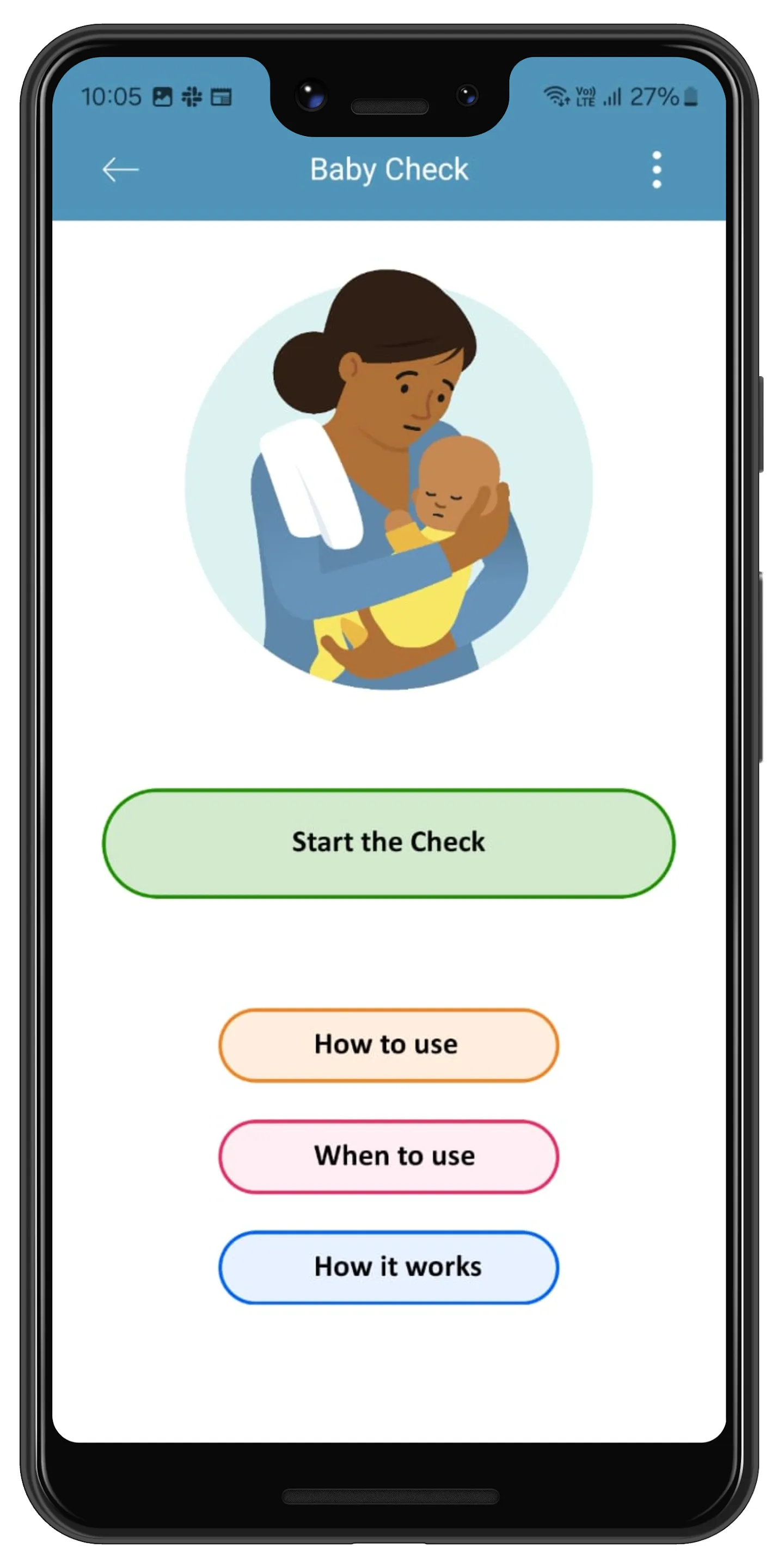 The Lullaby Trust Baby Check | Indus Appstore | Screenshot