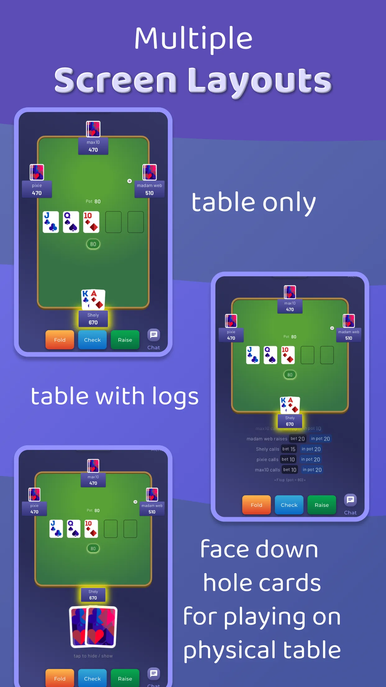 Poker 4 Friends: Chips of Fury | Indus Appstore | Screenshot