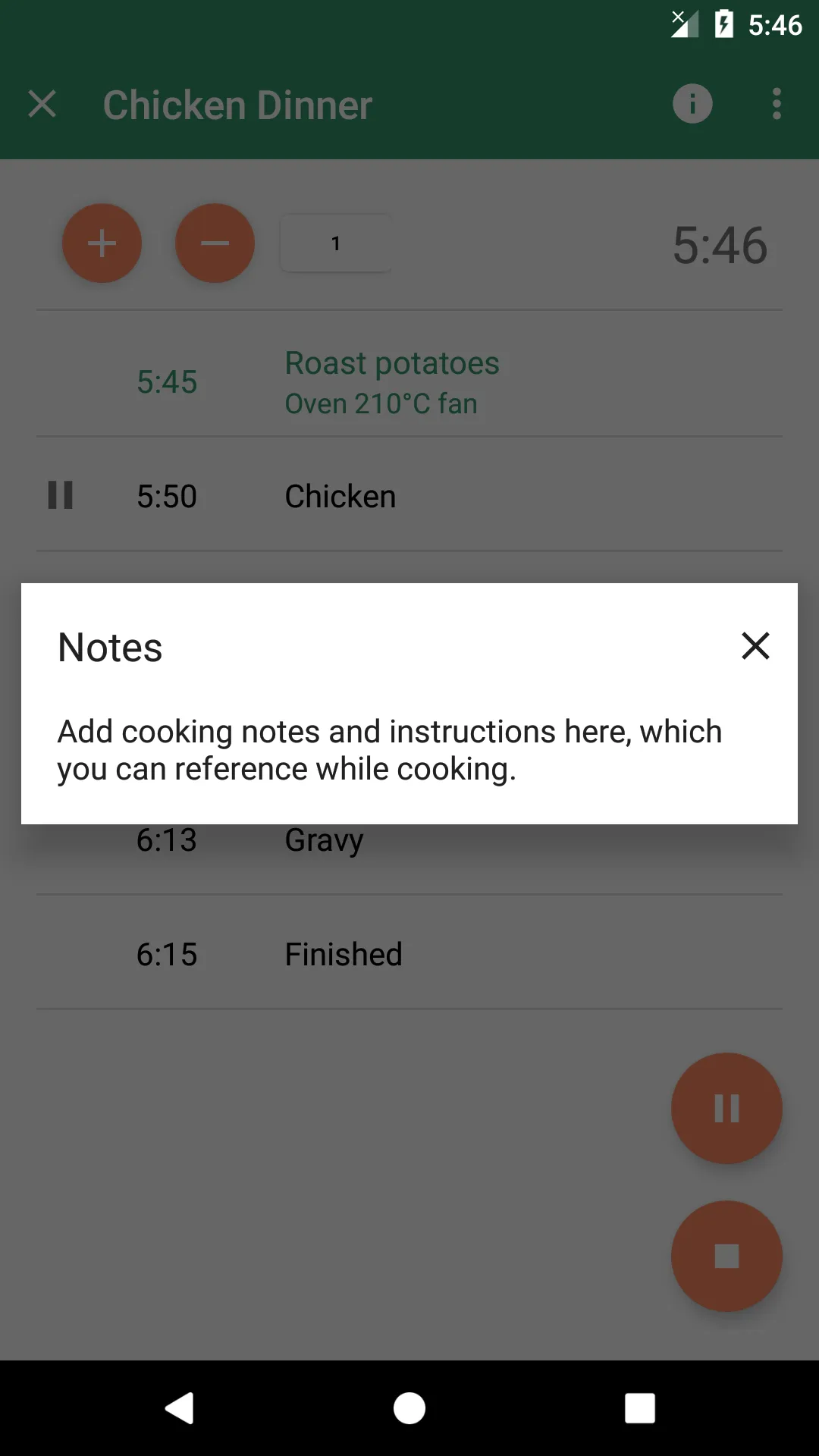 Cooking Timer: scheduler | Indus Appstore | Screenshot