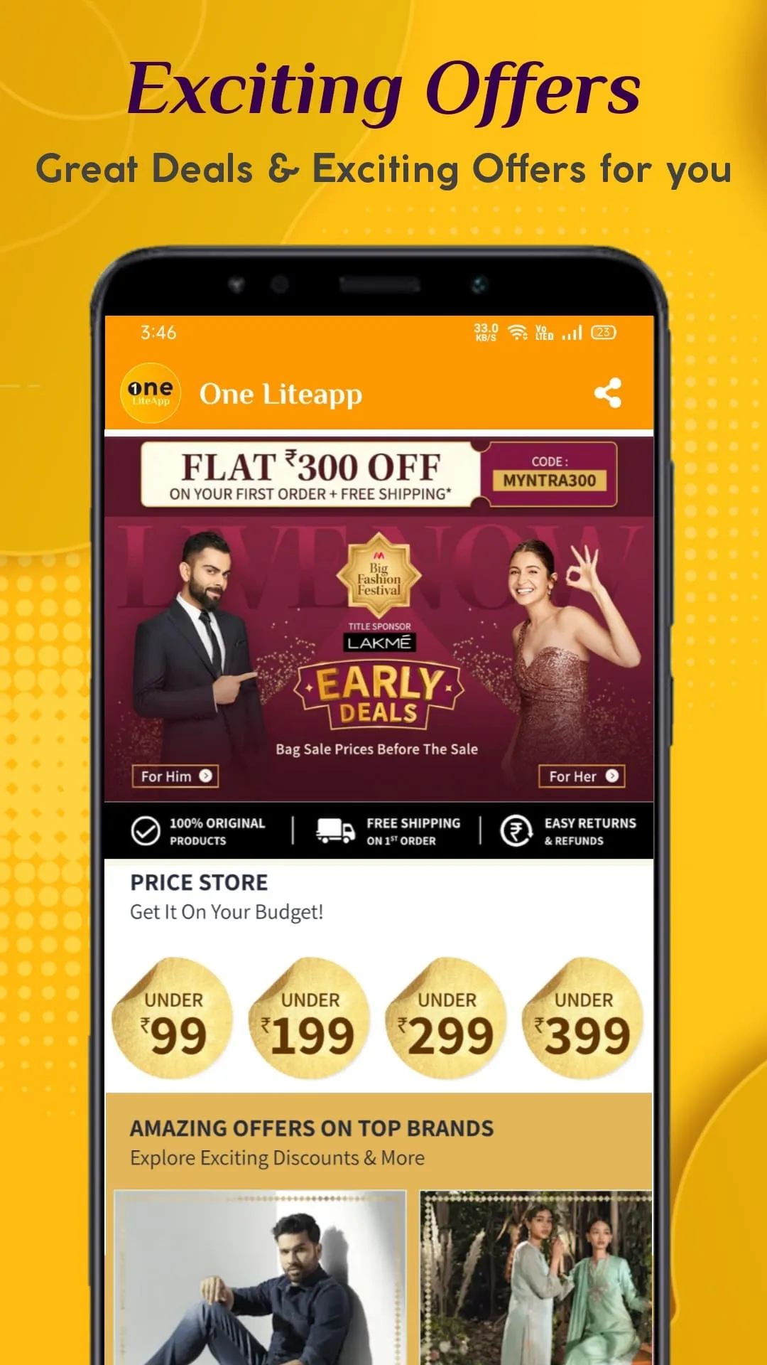 One Lite App -for All Shopping | Indus Appstore | Screenshot