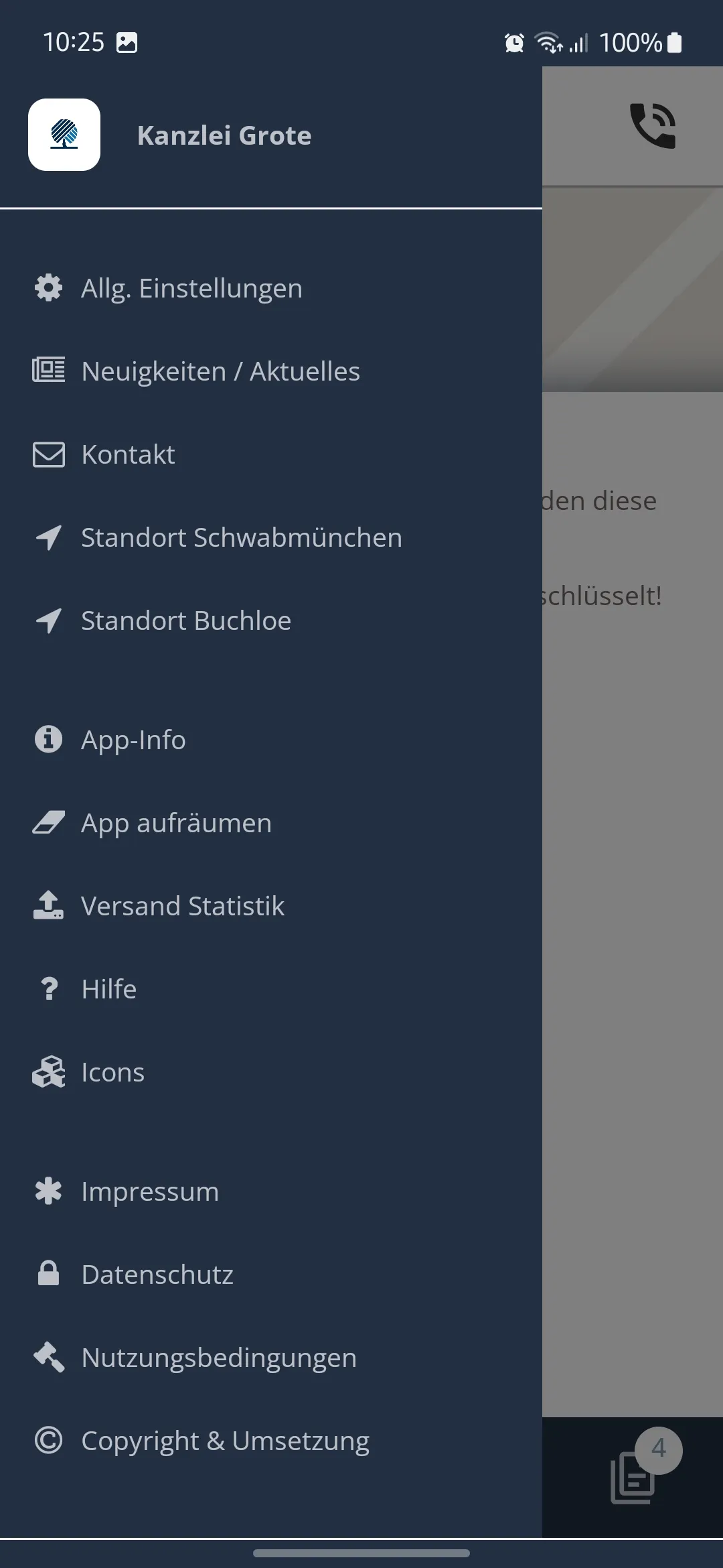 Kanzlei Grote Steuern-Direkt | Indus Appstore | Screenshot