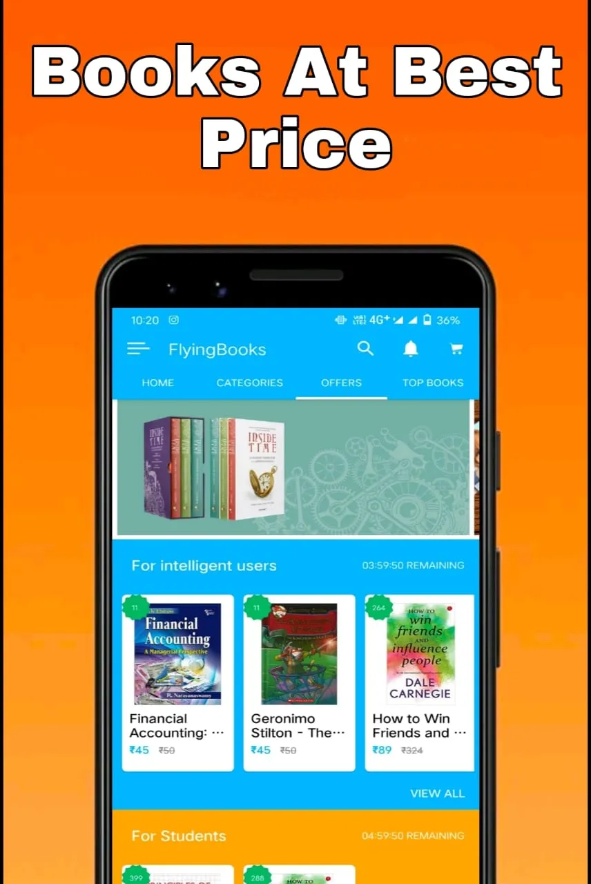 Flying Books - Old Books Store | Indus Appstore | Screenshot