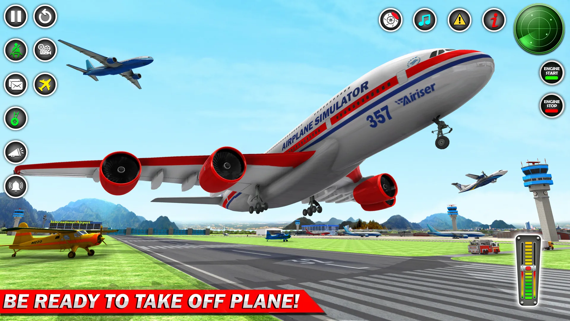 Airplane Games: Flight Sim 3D | Indus Appstore | Screenshot