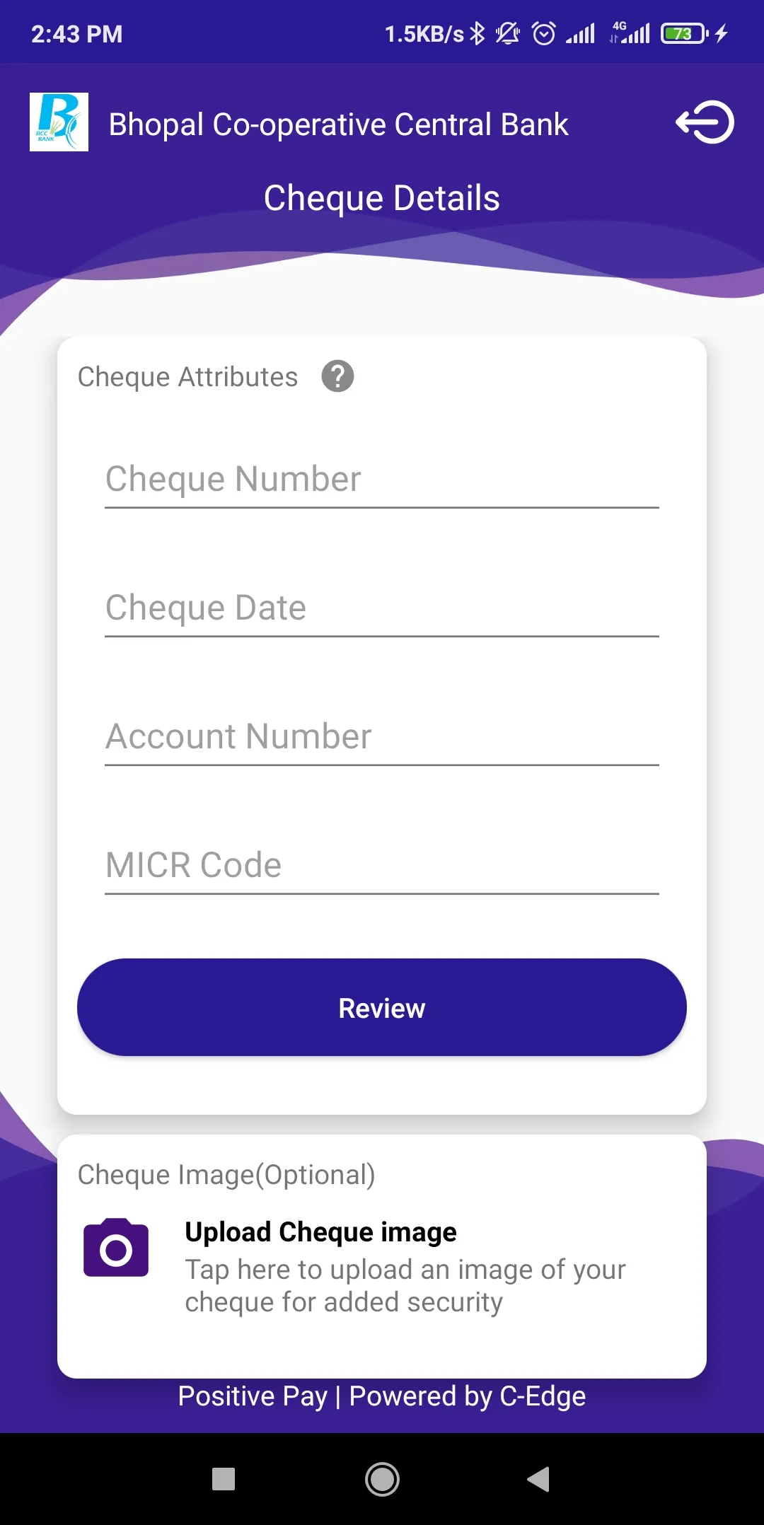 Bcc Bank Positive Pay | Indus Appstore | Screenshot