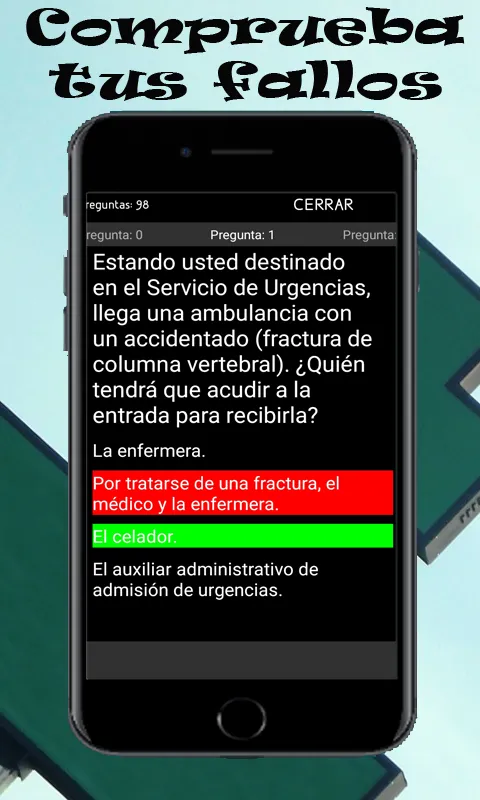 Test oposición de celador | Indus Appstore | Screenshot