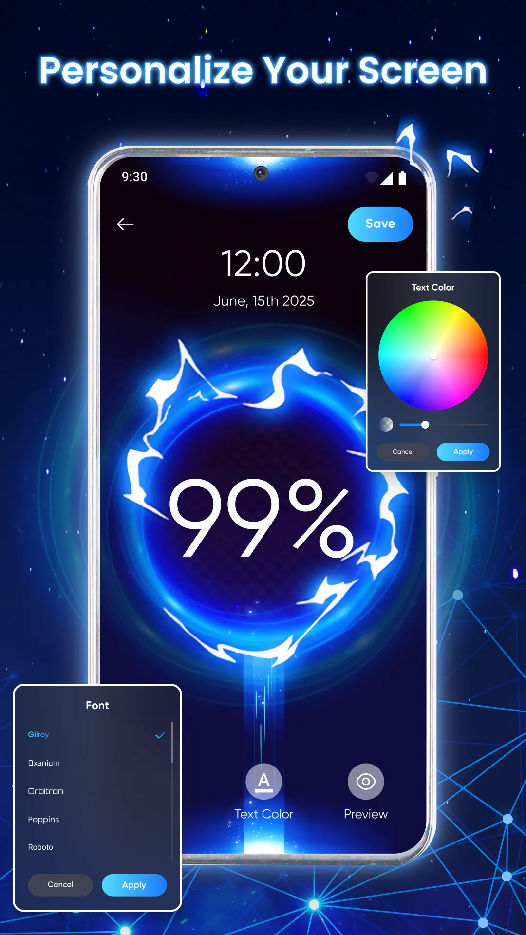 Battery Charging Animation AZ | Indus Appstore | Screenshot