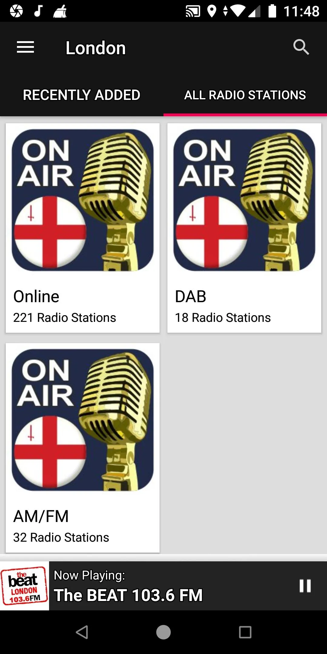 London Radio Stations | Indus Appstore | Screenshot