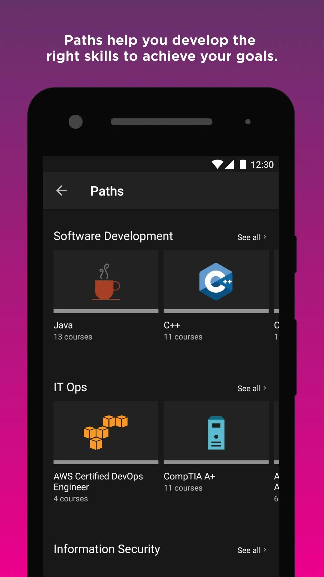 Pluralsight Skills | Indus Appstore | Screenshot