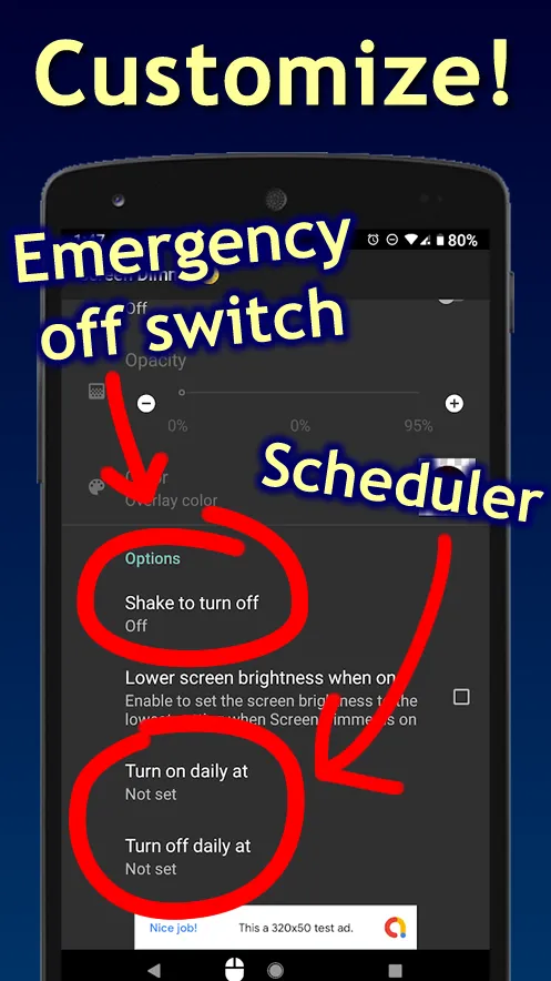 Screen & Notifications Dimmer | Indus Appstore | Screenshot