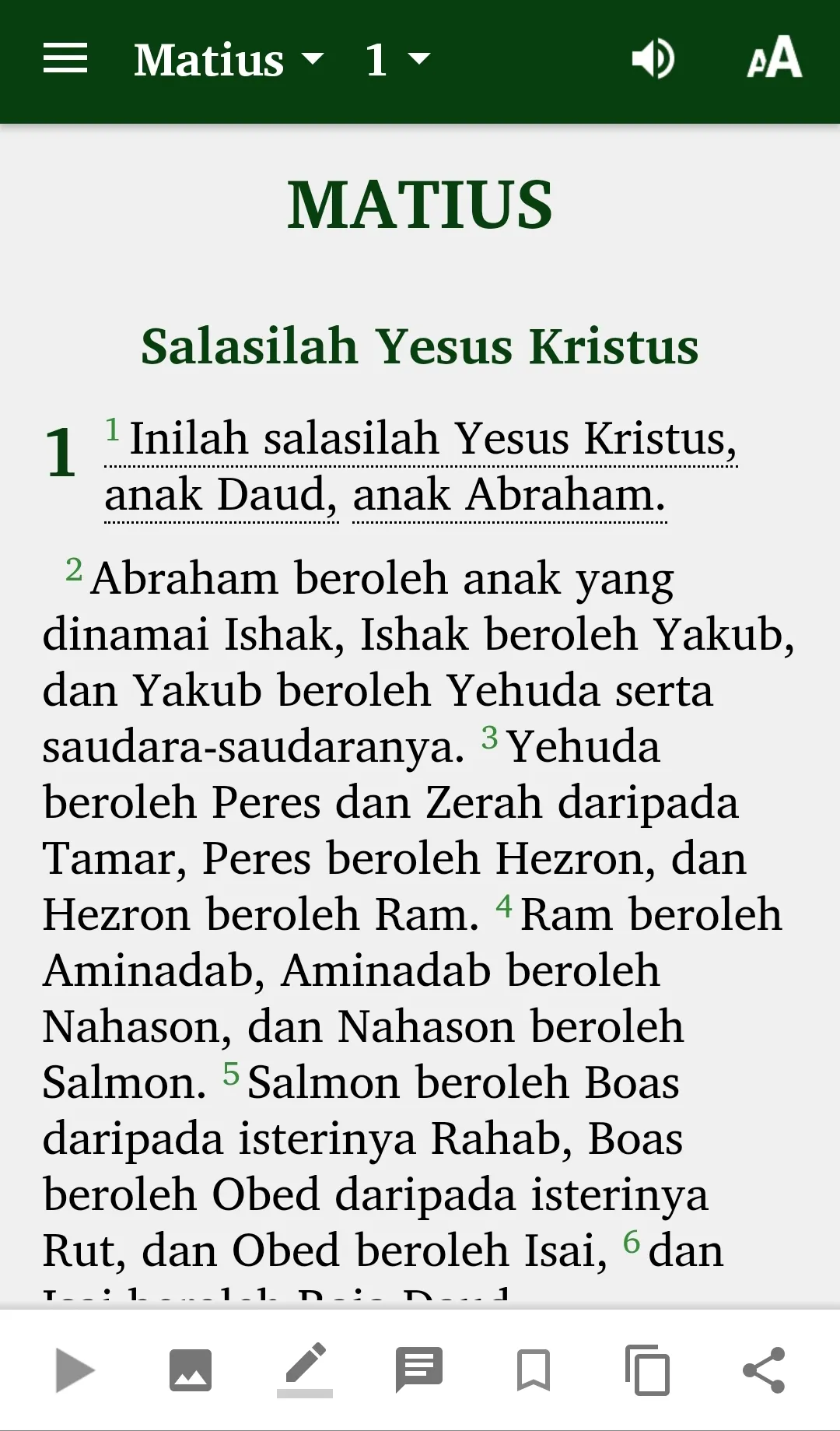 Malay AVB Bible | Indus Appstore | Screenshot