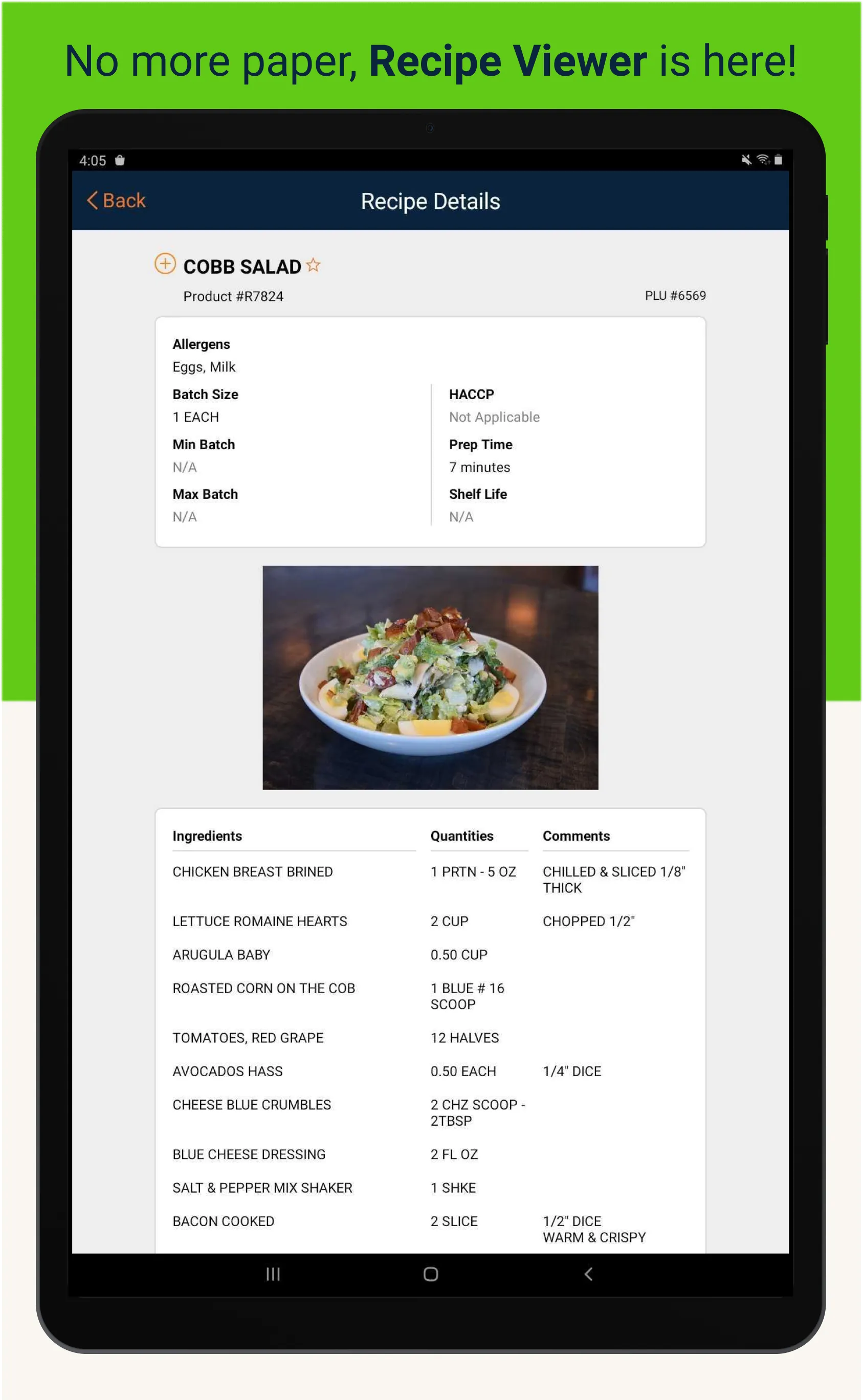 Crunchtime Kitchen Sync | Indus Appstore | Screenshot