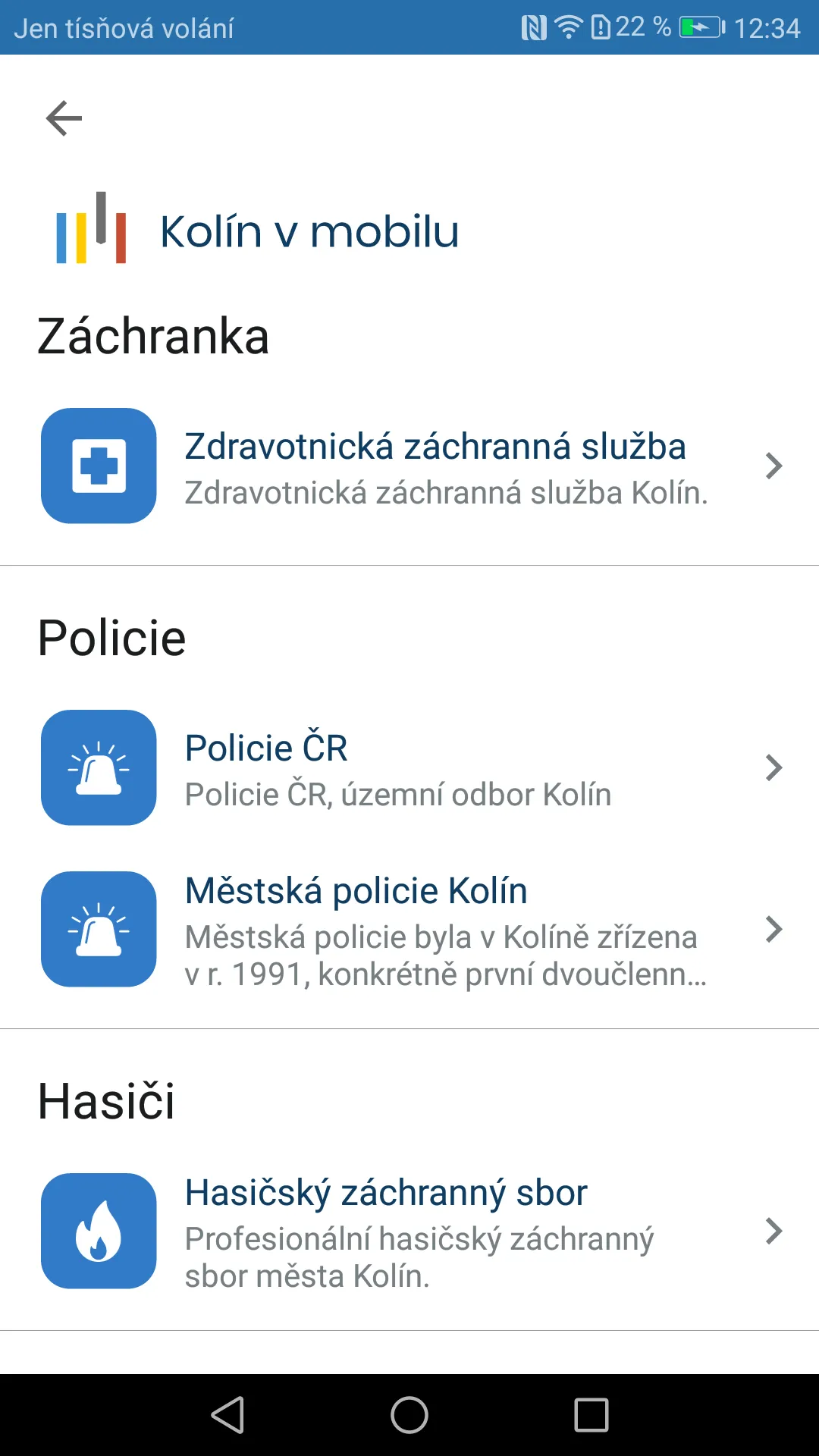 Kolín v mobilu | Indus Appstore | Screenshot