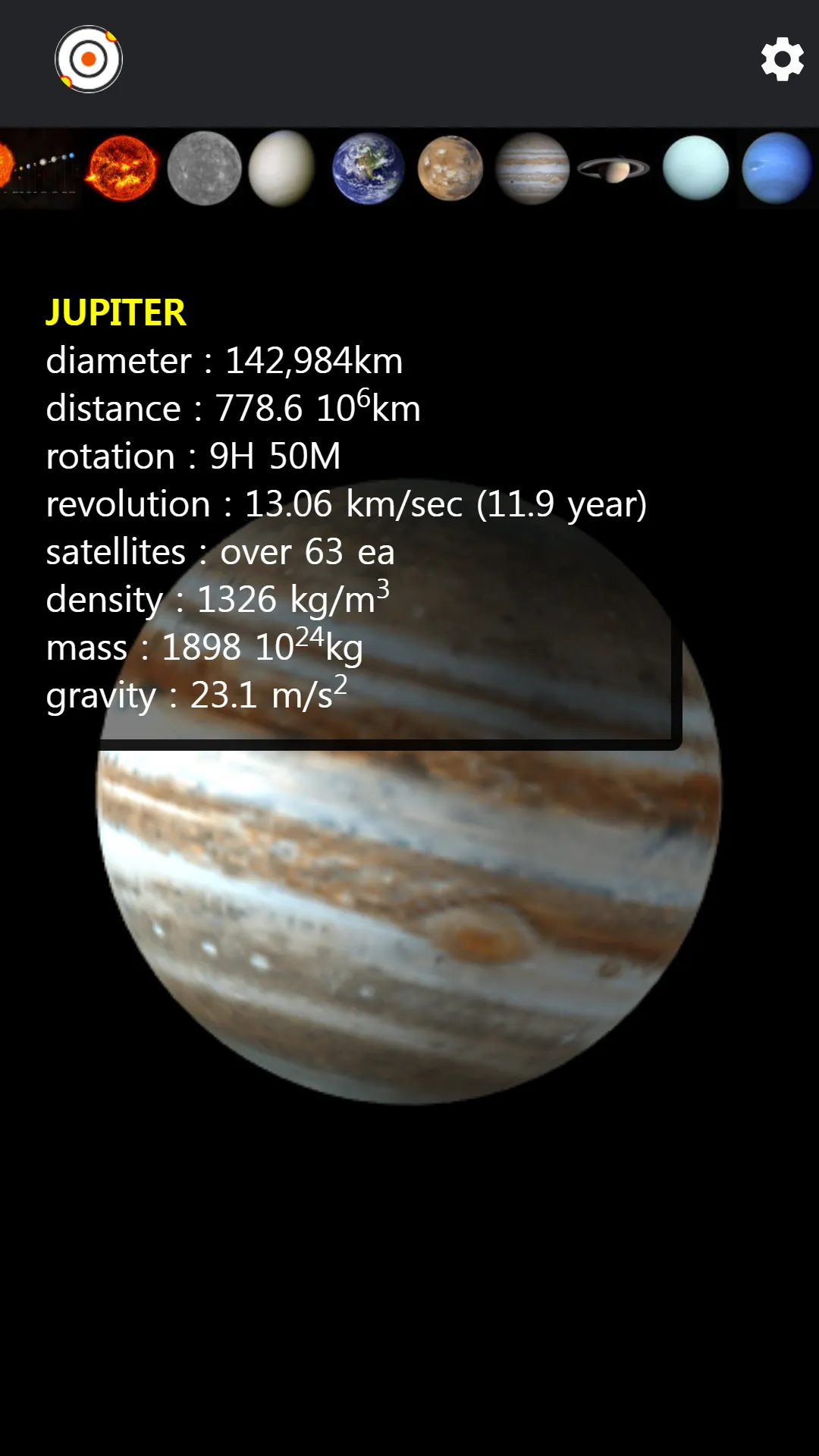 Solar System - 3D   Real Scale | Indus Appstore | Screenshot