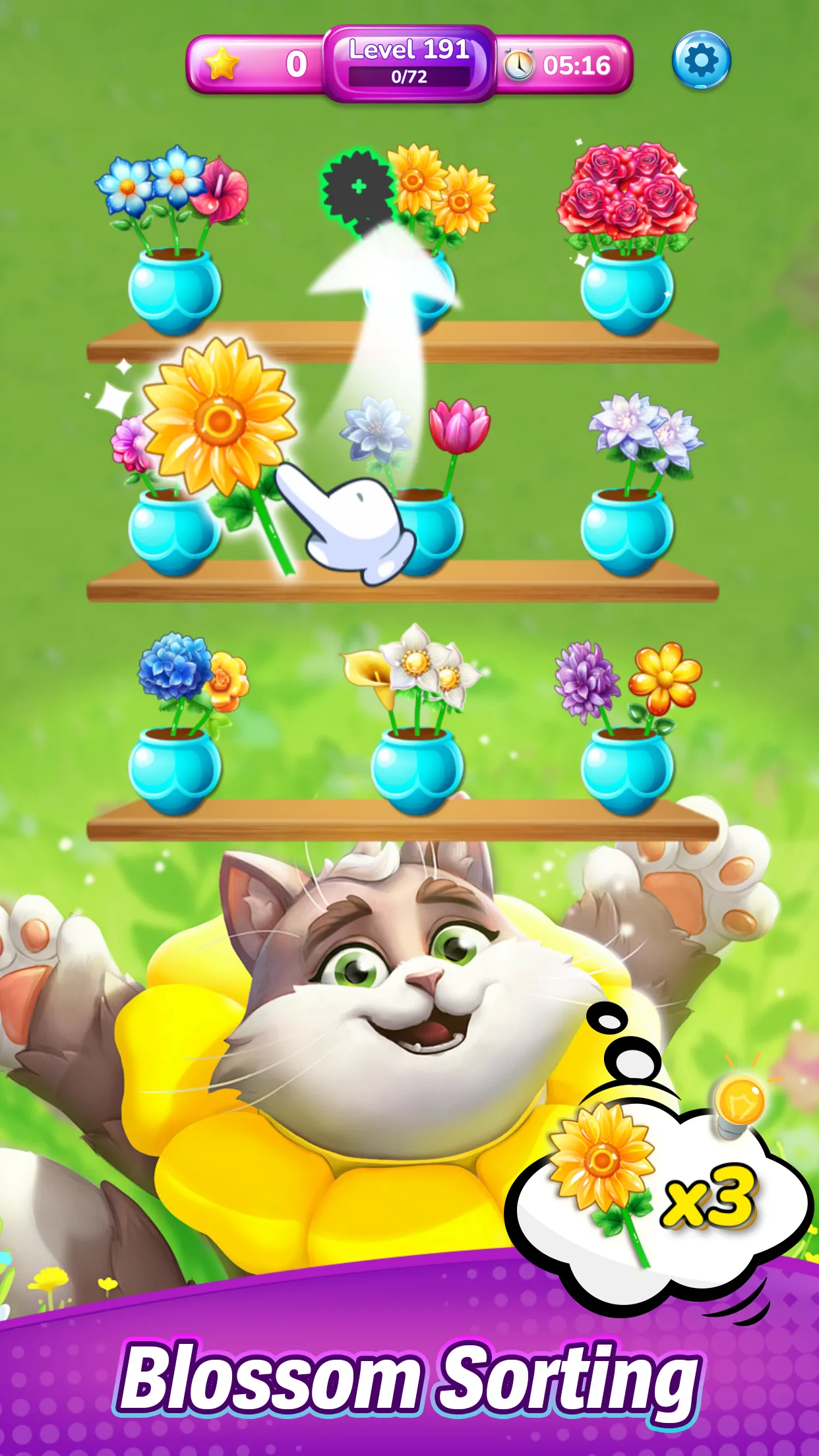 Sorting Flower Game | Indus Appstore | Screenshot