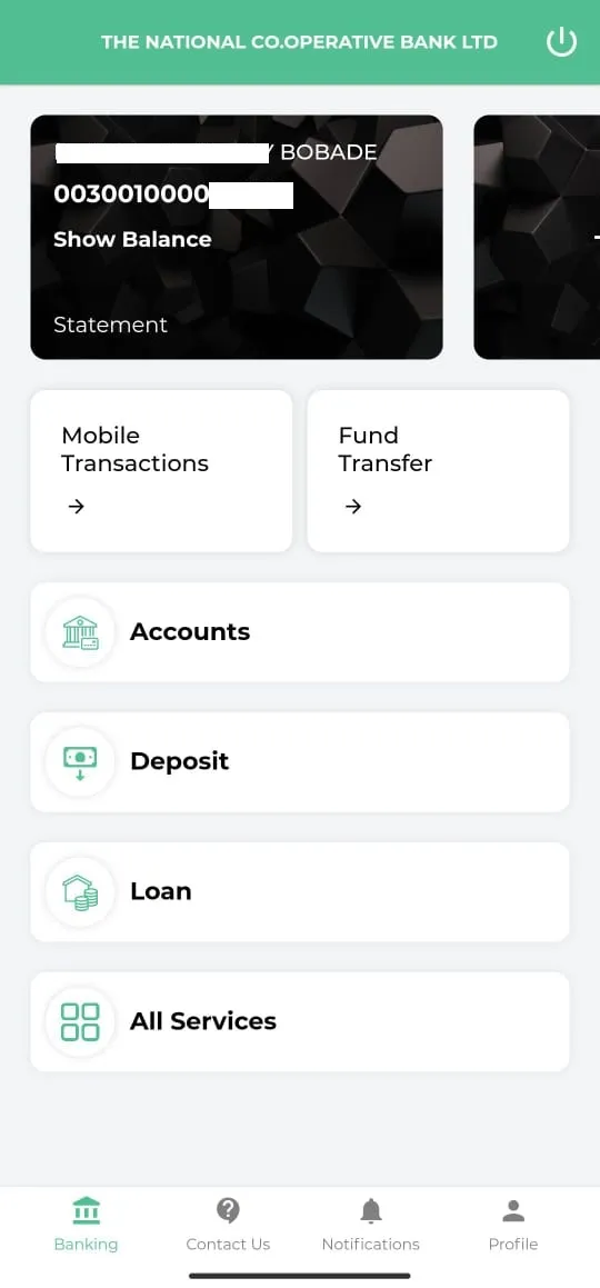 The National Co-op Bank Ltd. | Indus Appstore | Screenshot