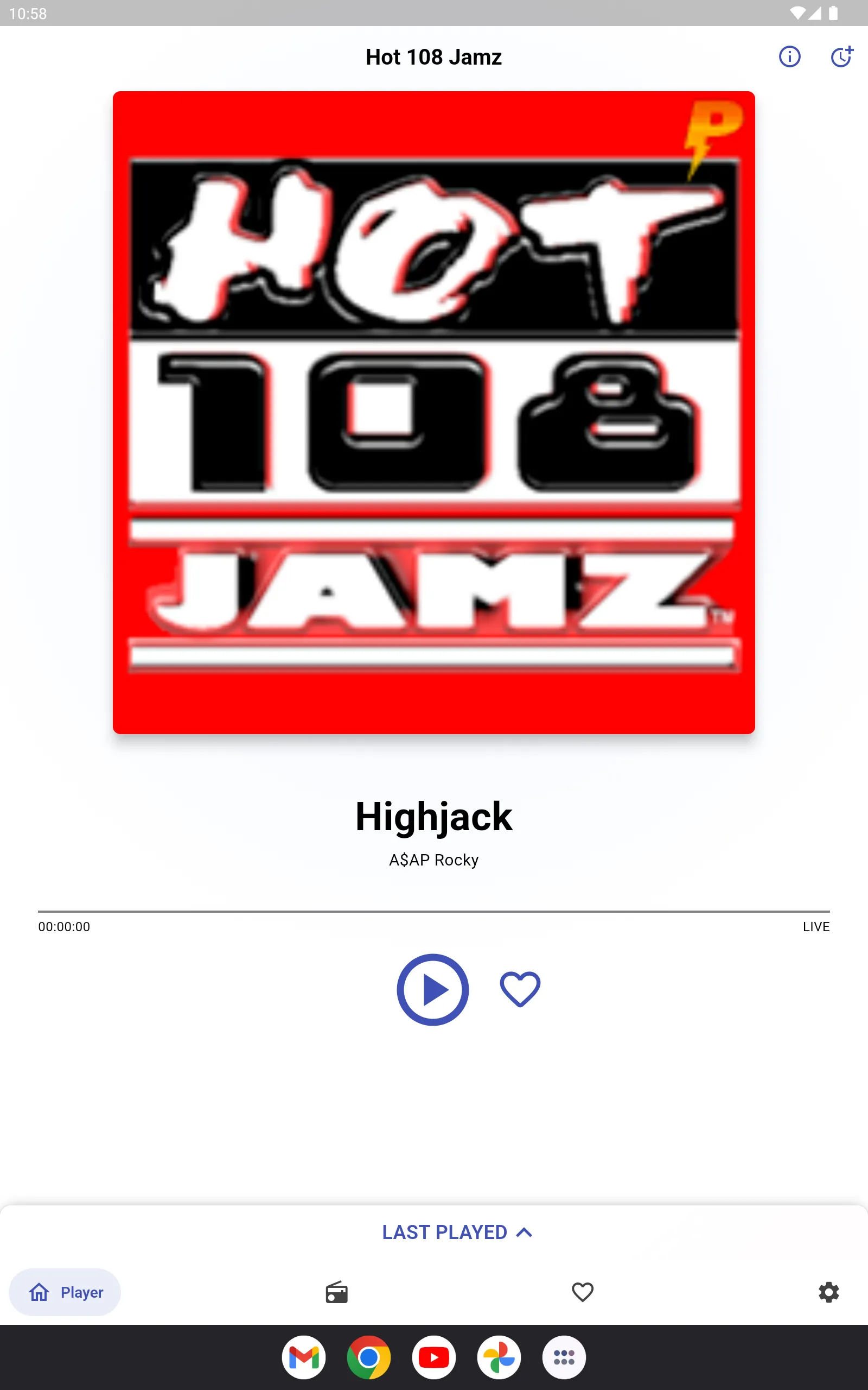 Hot 108 Jamz (Official App) | Indus Appstore | Screenshot