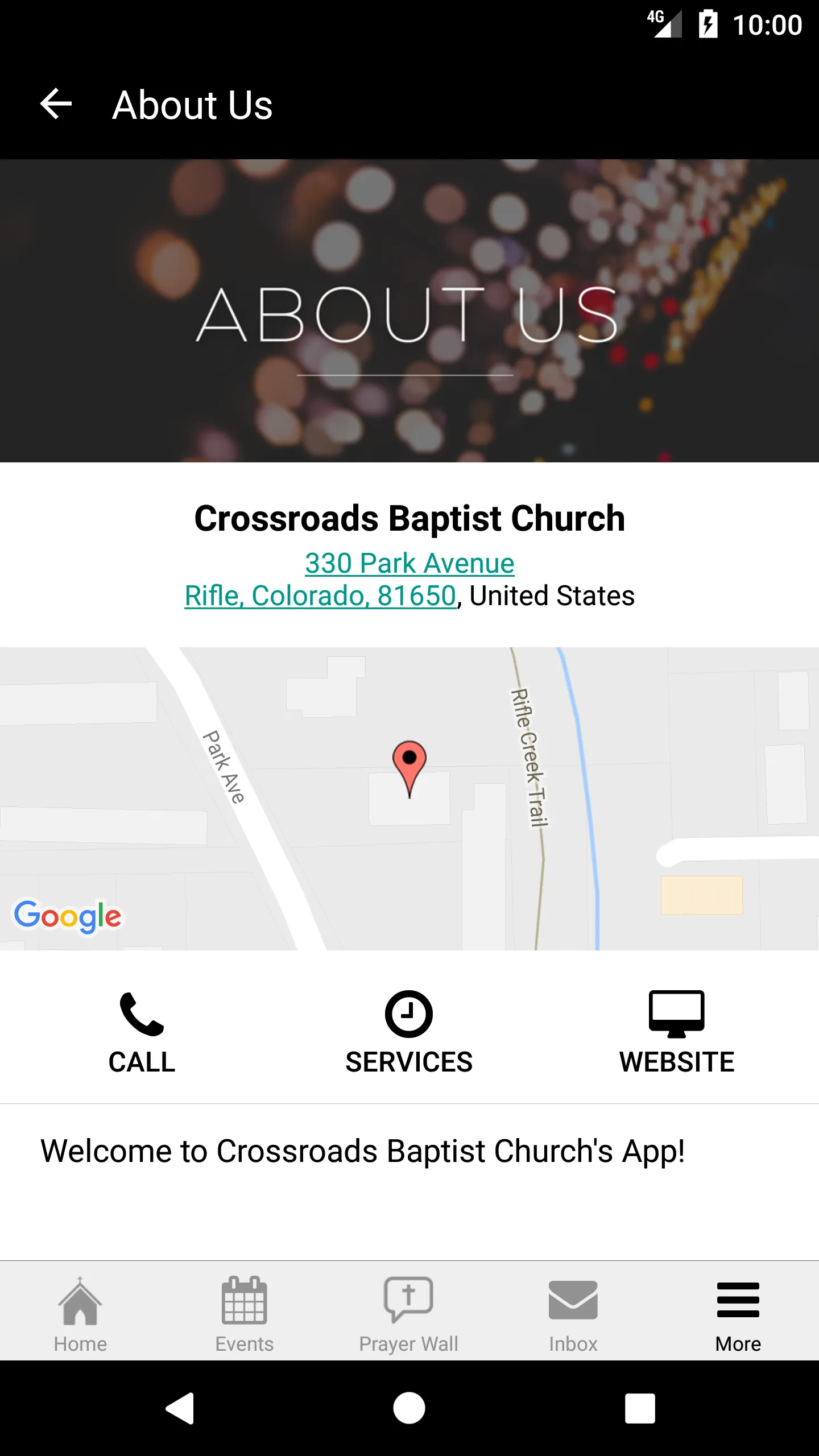 Crossroads Baptist RIFLE | Indus Appstore | Screenshot