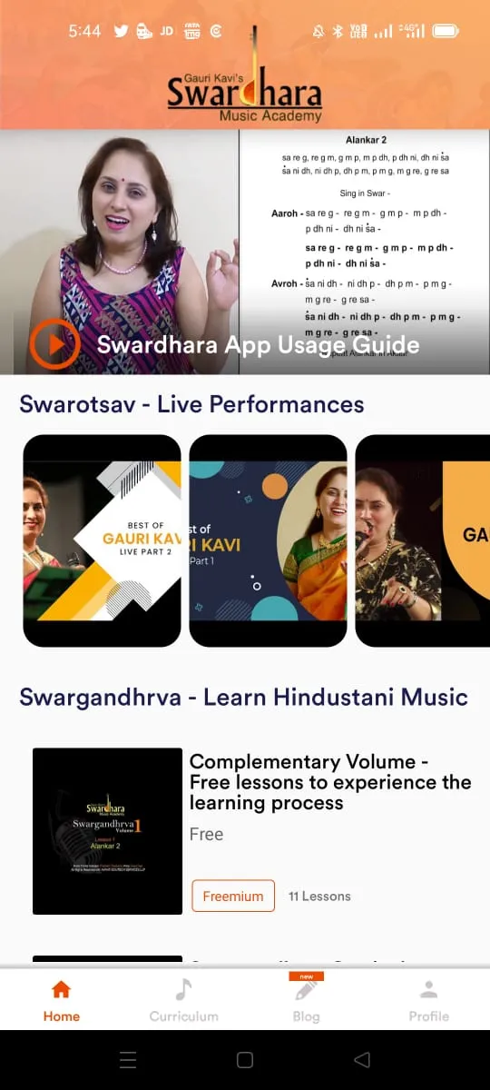 Swardhara Music Academy | Indus Appstore | Screenshot