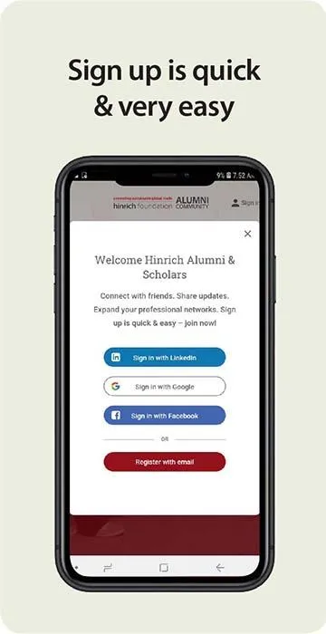 Hinrich Alumni | Indus Appstore | Screenshot