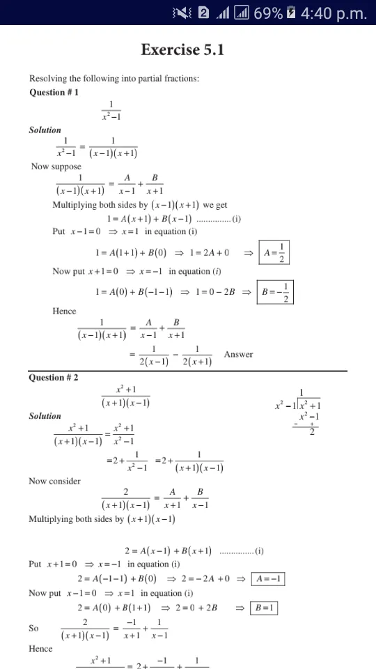 FSC math Part 1 Solved notes | Indus Appstore | Screenshot